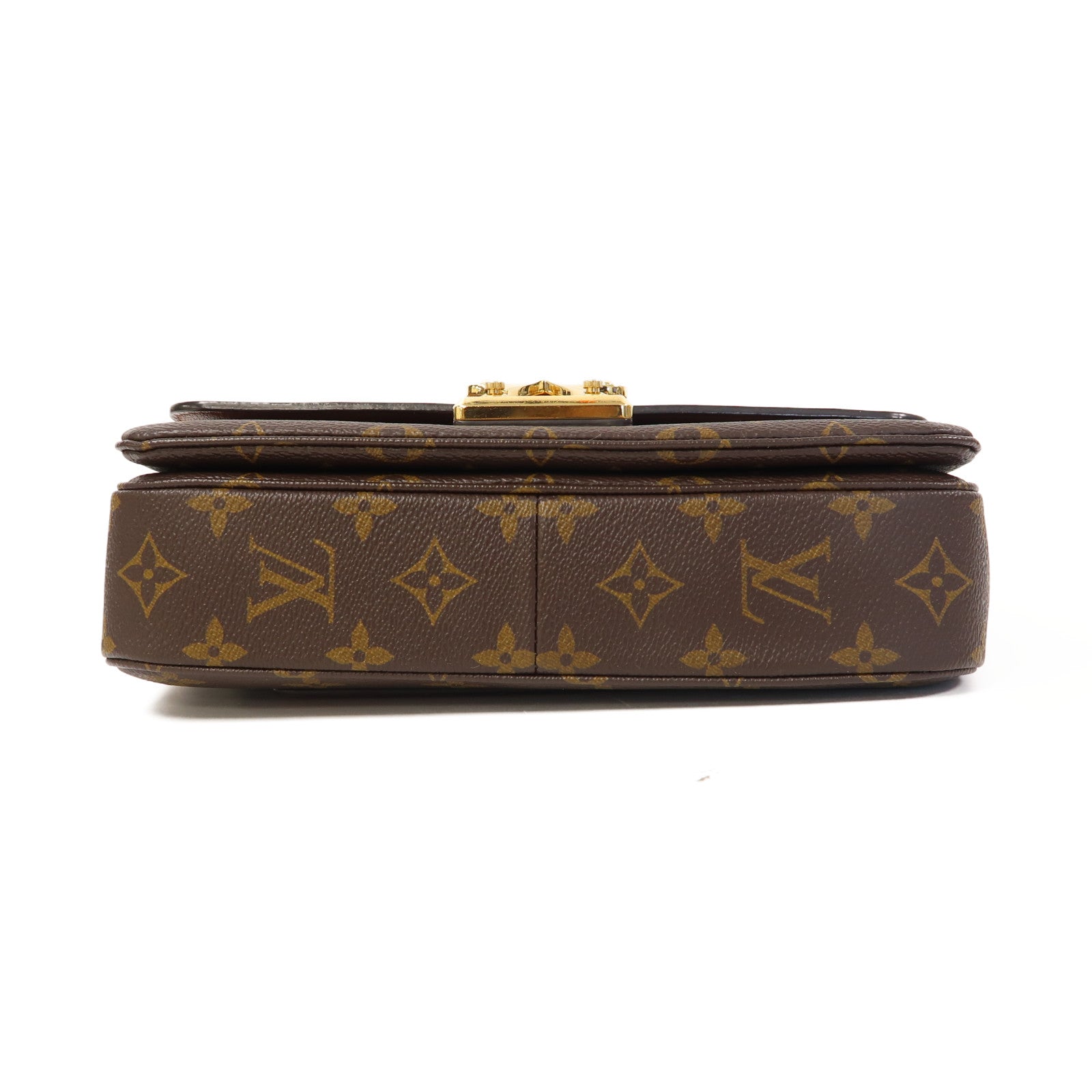 LOUIS VUITTON 【激減優惠】Monogram Marceau金扣鏈帶肩背袋啡色