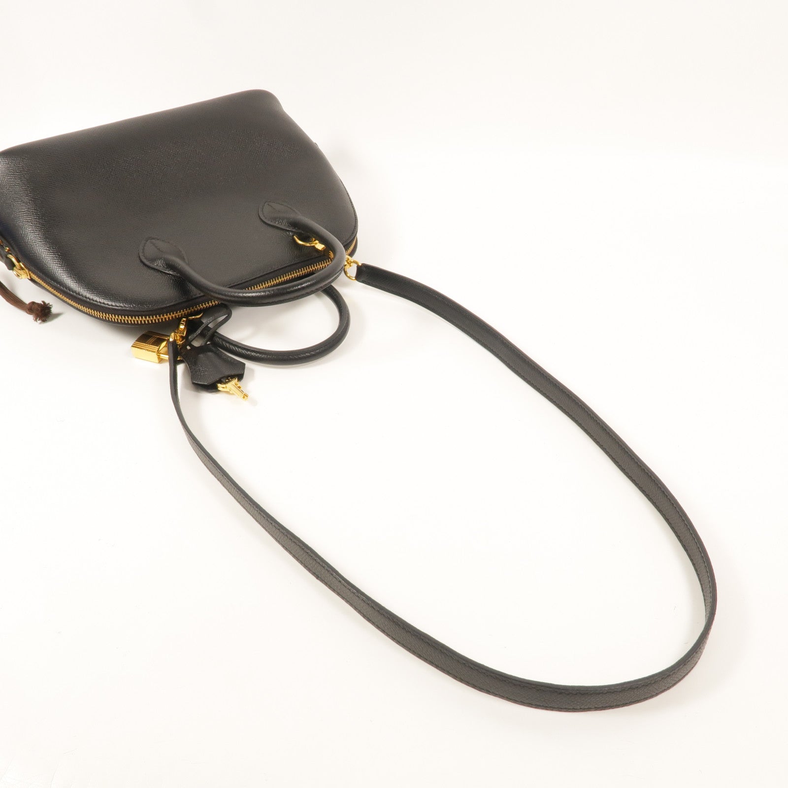 HERMES Epsom皮革Bolide 1923 25㎝手挽肩背兩用袋Noir