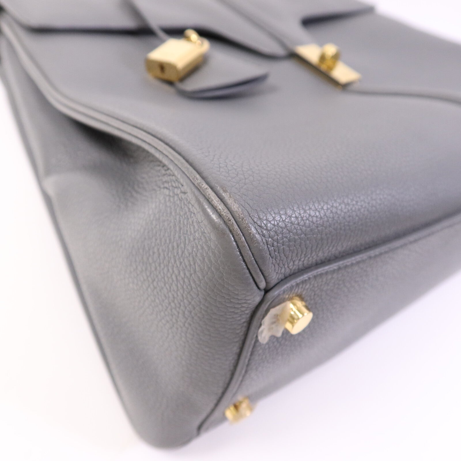 CELINE 牛皮皮革Large 16 Bag金扣手挽肩背兩用袋