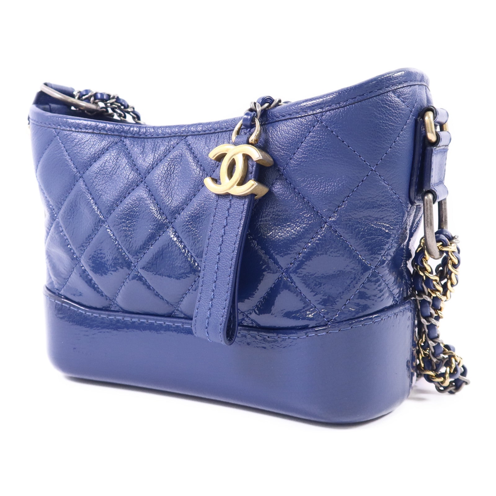 CHANEL 【激減優惠】牛皮皮革Gabrielle Small金扣鏈帶肩背袋