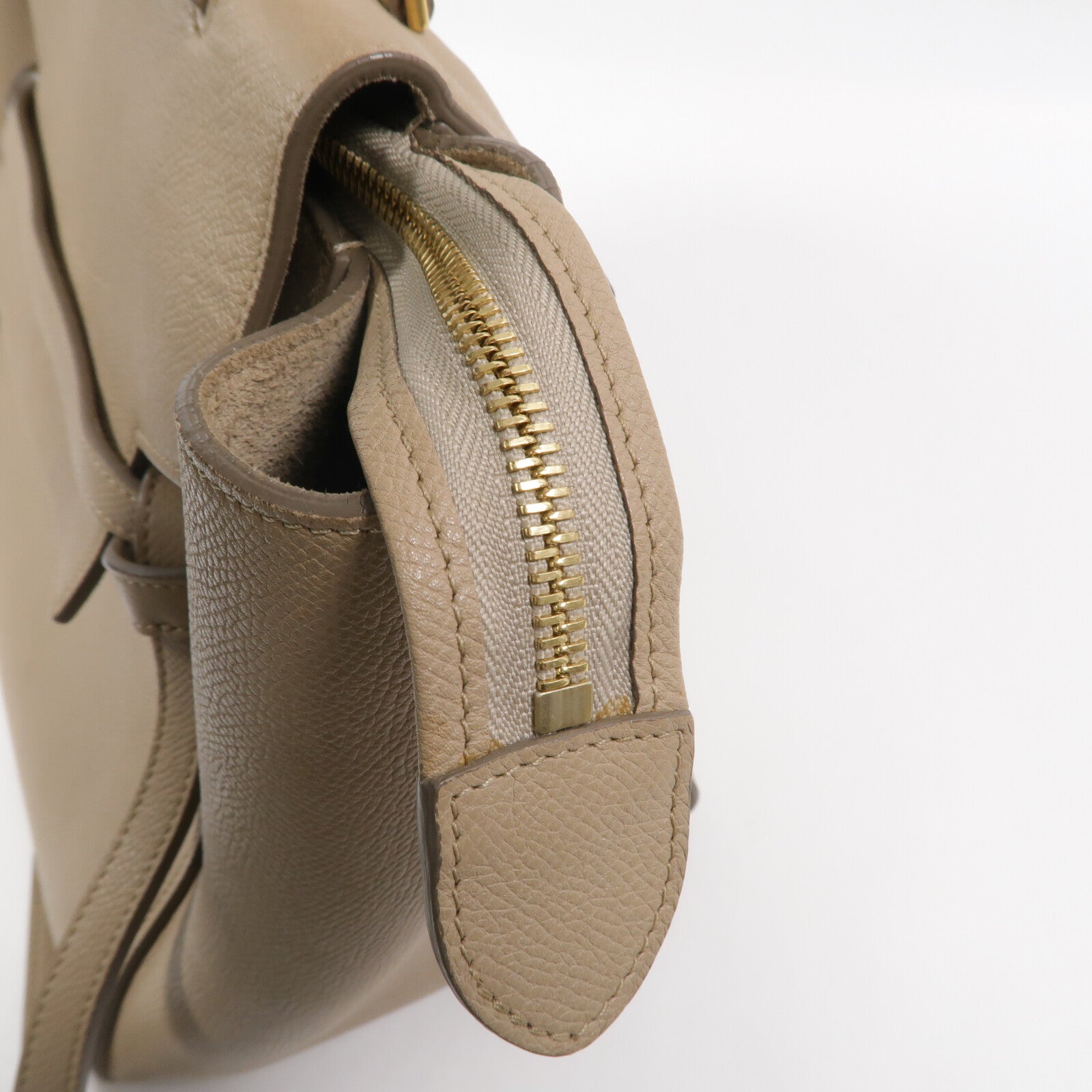 CELINE 牛皮皮革Micro Belt Bag手挽袋
