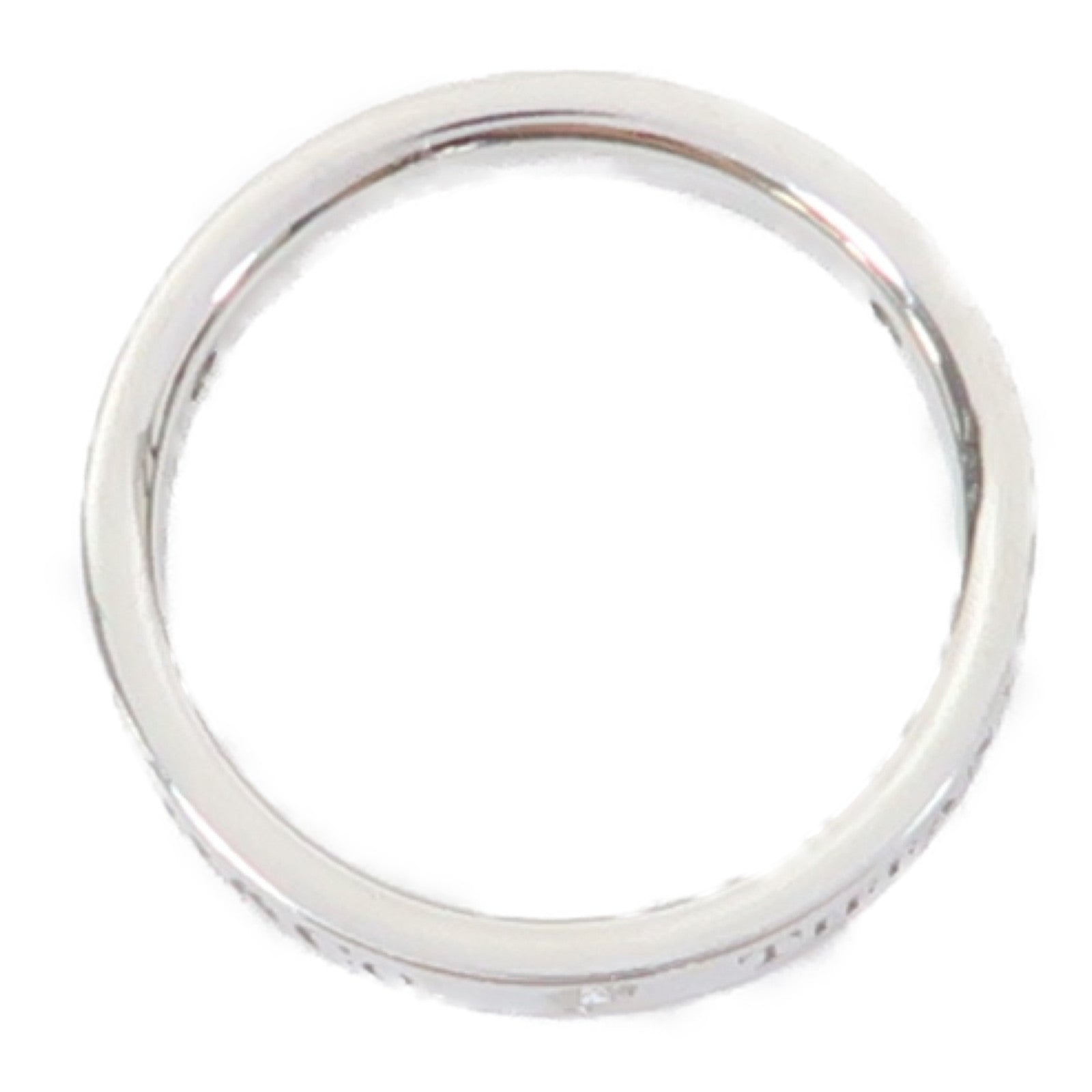 TIFFANY＆CO PT950鉑金Band Ring 3 Diamond戒指US#5.5