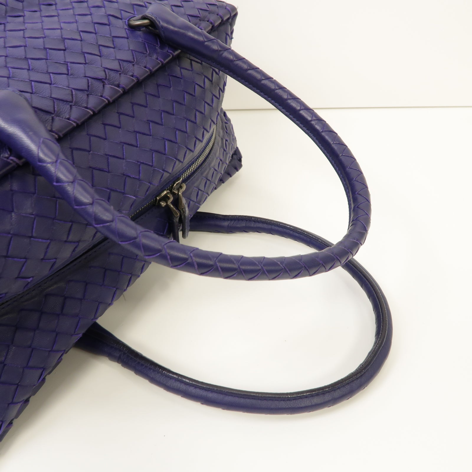 BOTTEGA VENETA 【激減優惠】織紋牛皮皮革Tote Bag金扣手挽袋