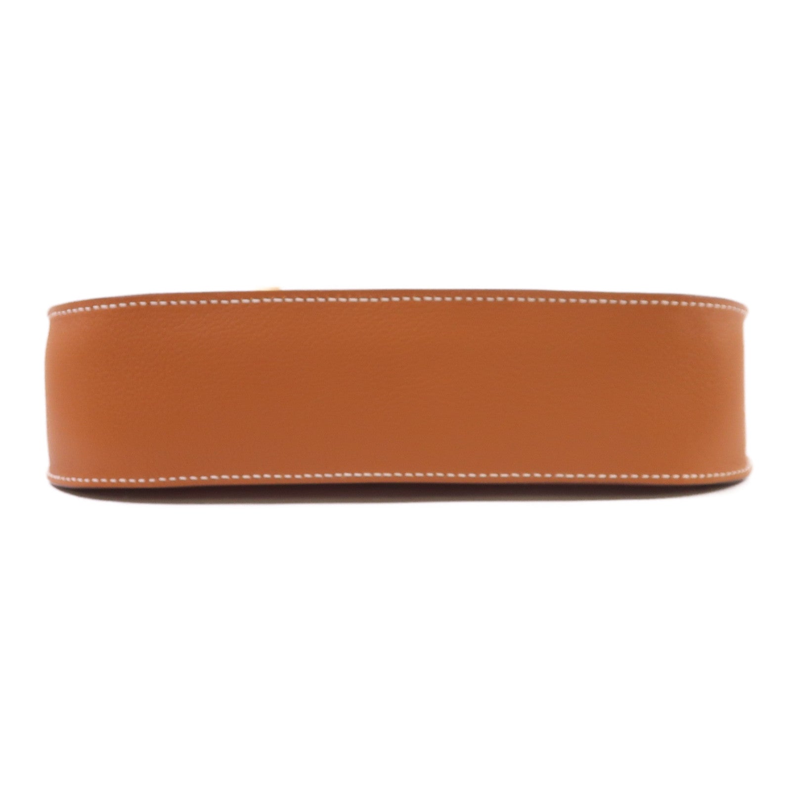 HERMES Evercolor皮革Jypsiere Mini金扣肩背袋Gold