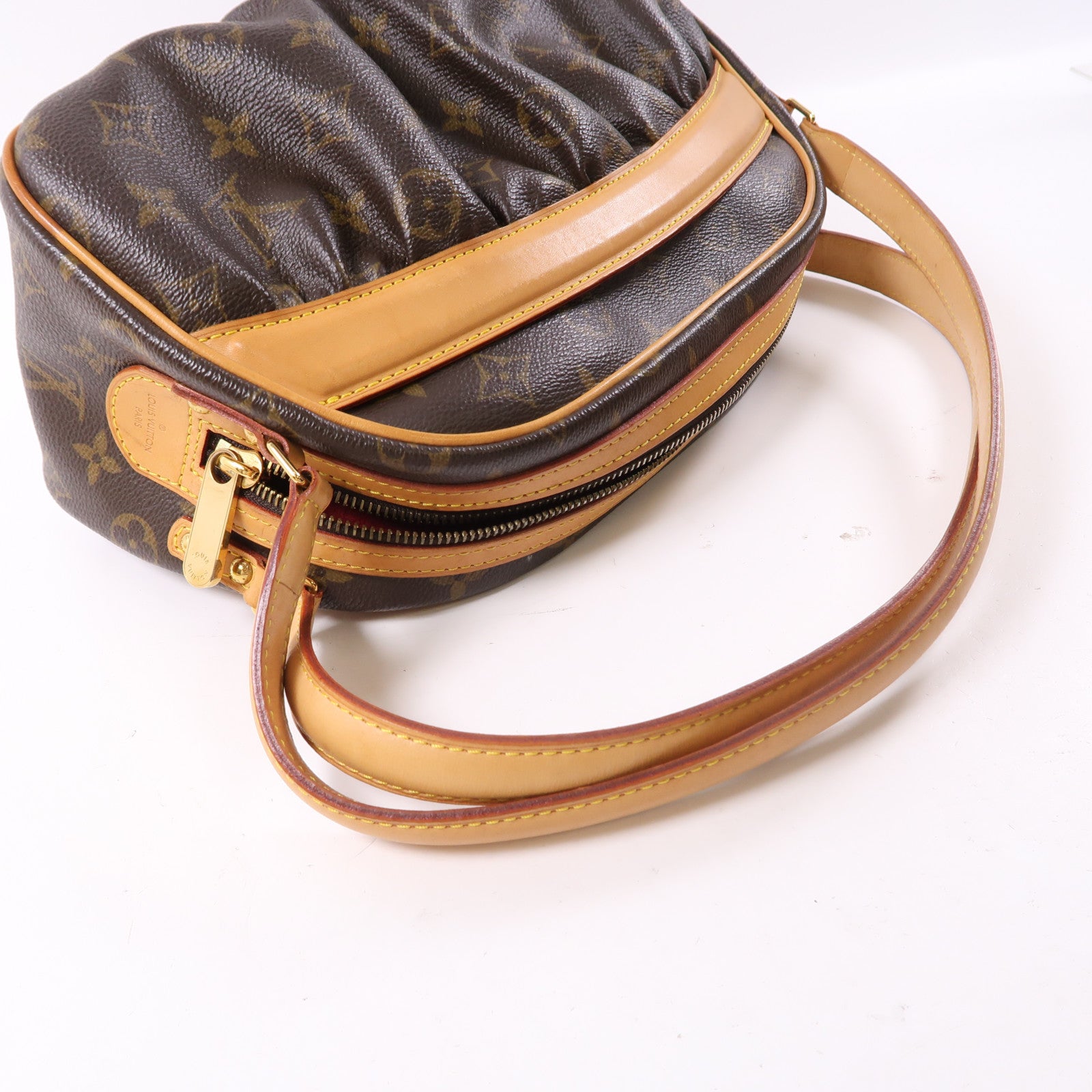 LOUIS VUITTON Monogram Klara金扣肩背袋啡色