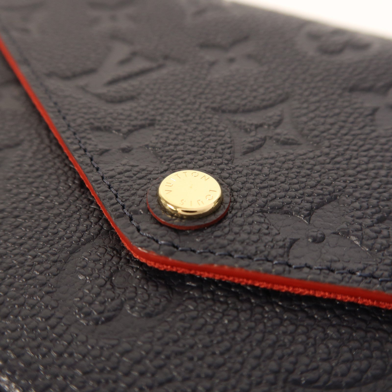 LOUIS VUITTON Monogram Empreinte Pochette Felicie金扣鏈帶肩背袋