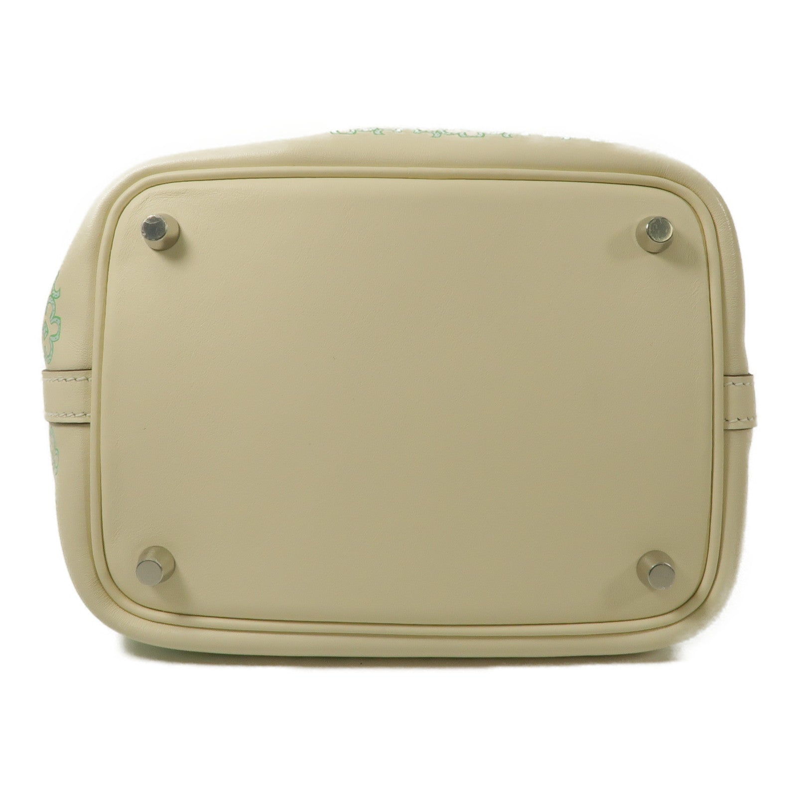 HERMES Swift皮革Picotin PM手挽袋Nata/Vert