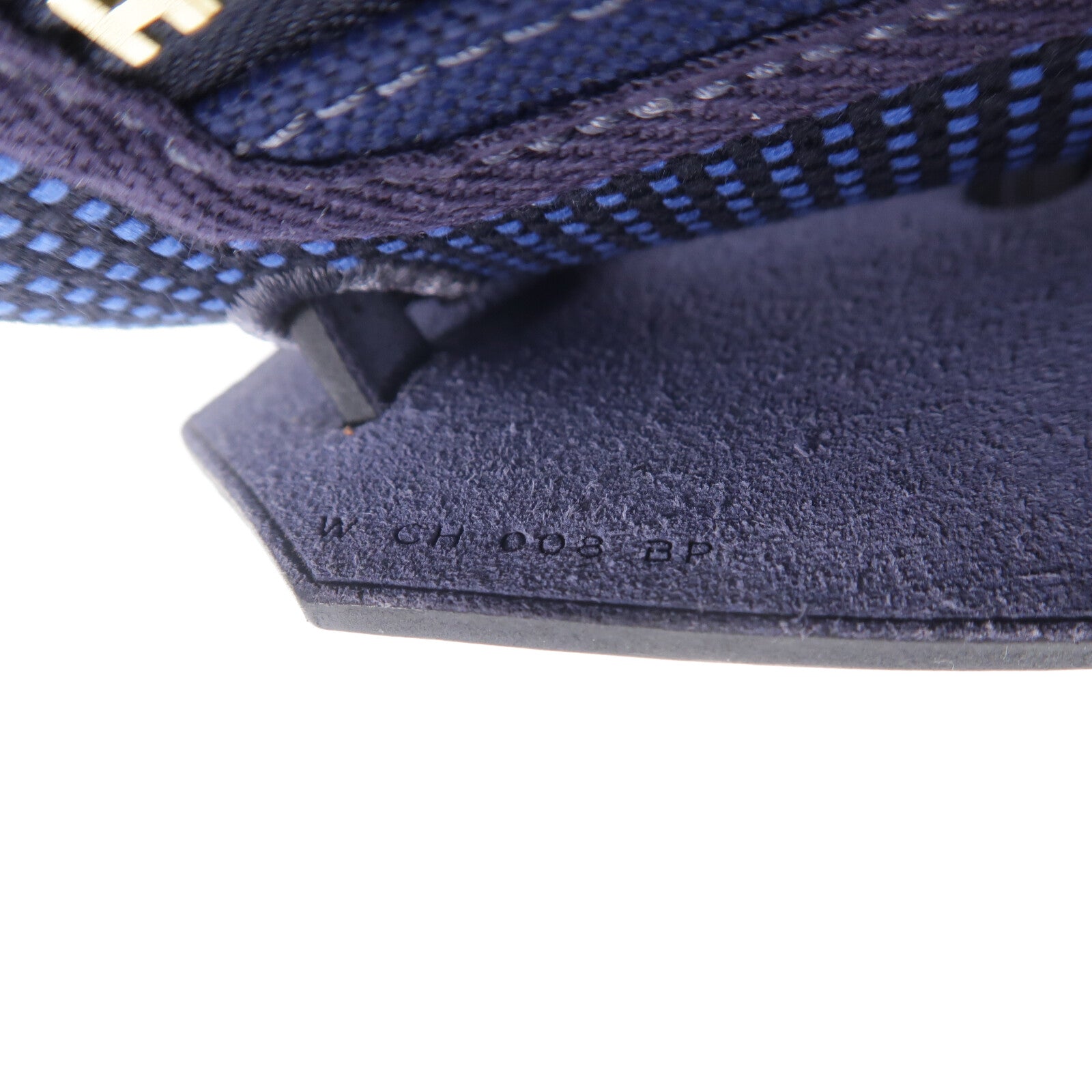 HERMES 帆布Herbag PM手挽肩背兩用袋Bleu Indigo