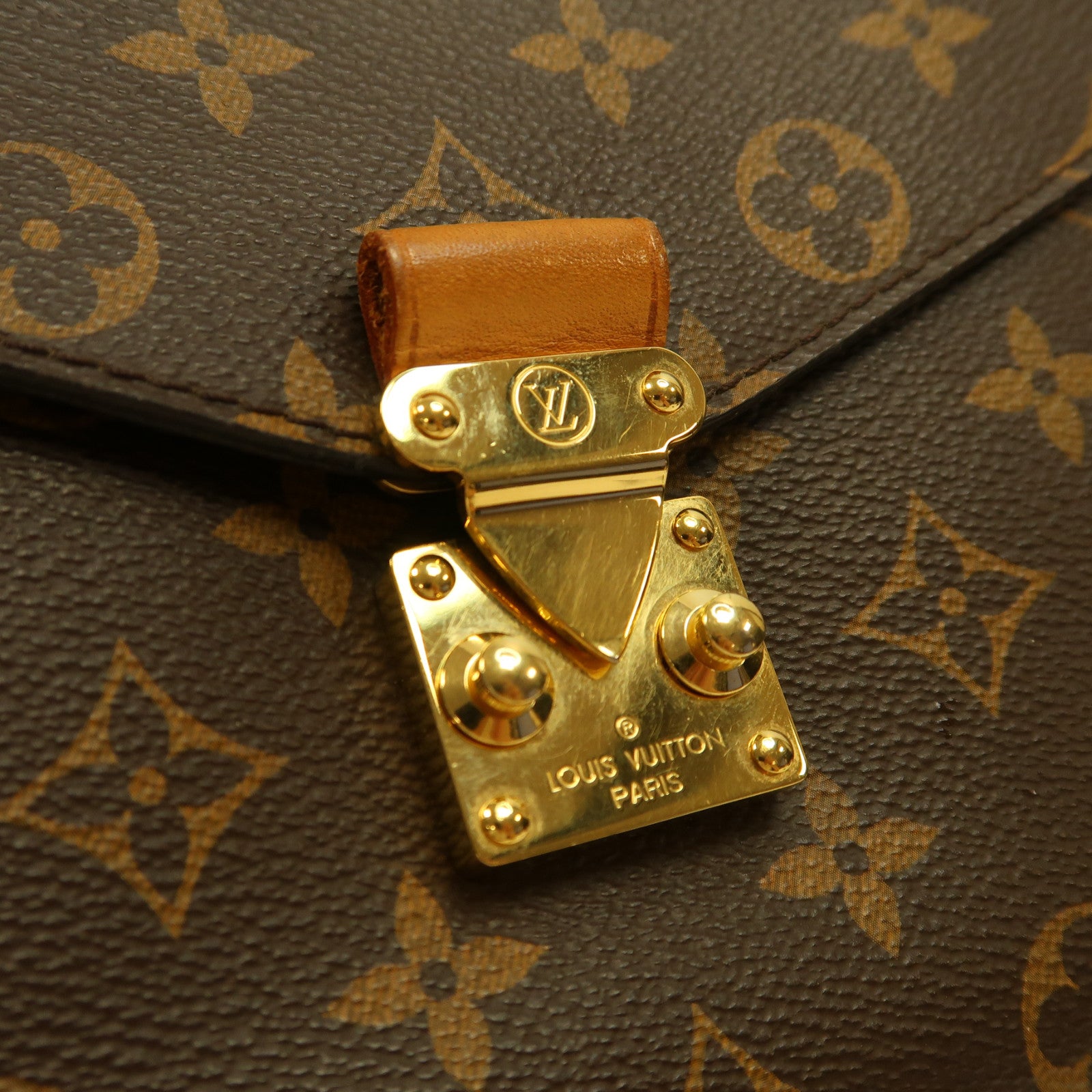 LOUIS VUITTON (PRICE DOWN) LV GHW Pochette Metis 2Way Shoulder Bag Monogram M44875 Brown