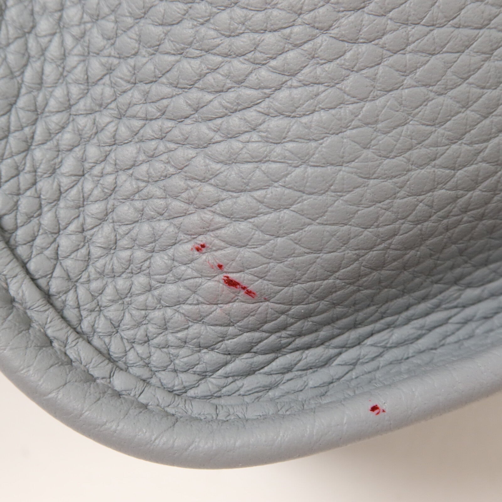 HERMES Clemence皮革Evelyne PM 肩背袋Gris Pantin