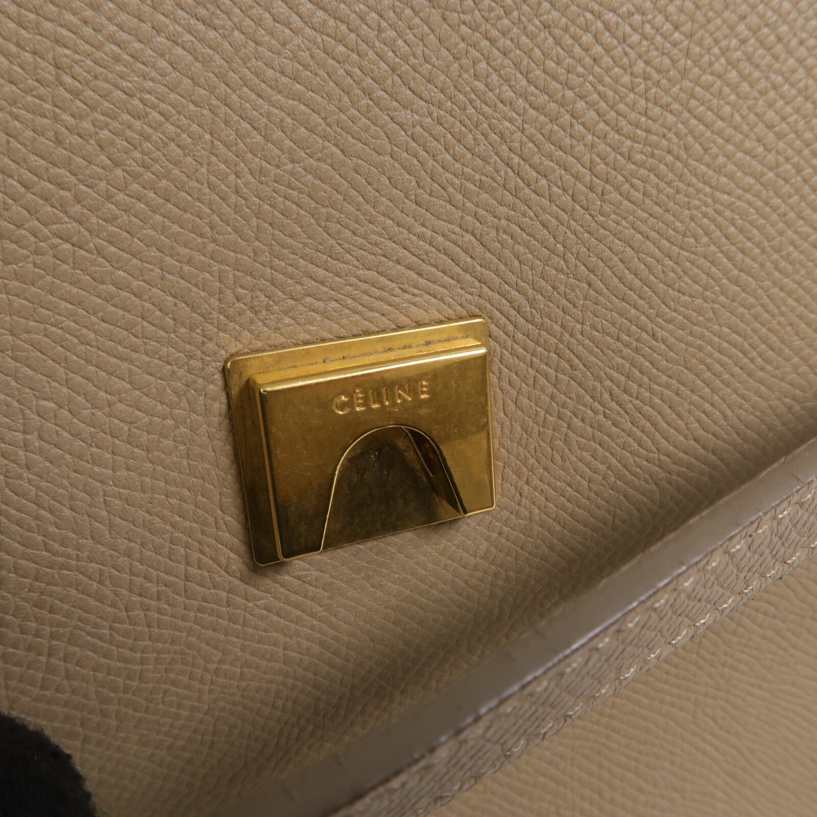 CELINE 牛皮皮革Micro Belt Bag手挽袋