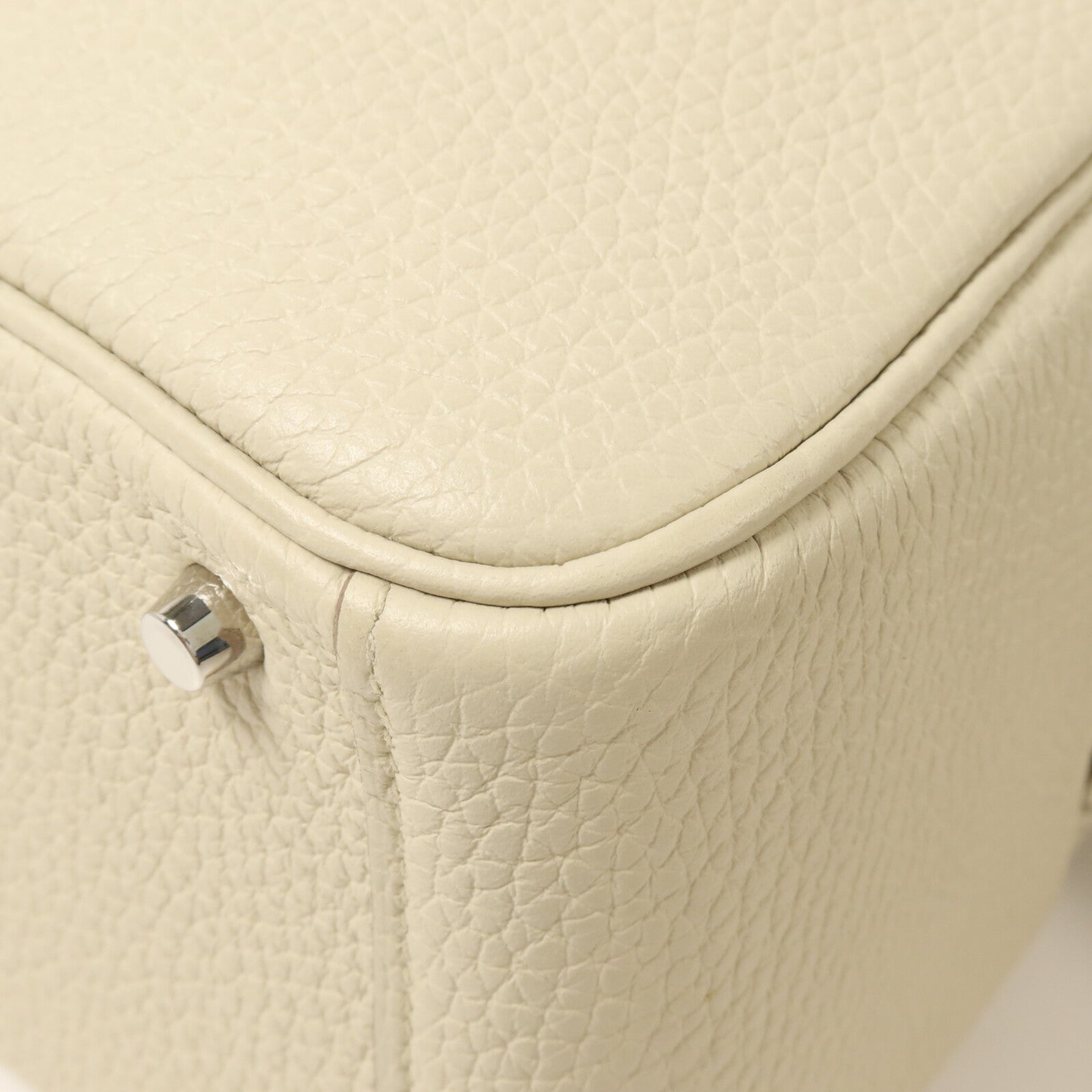 HERMES Clemence皮革Mini Lindy手挽肩背兩用袋Beton