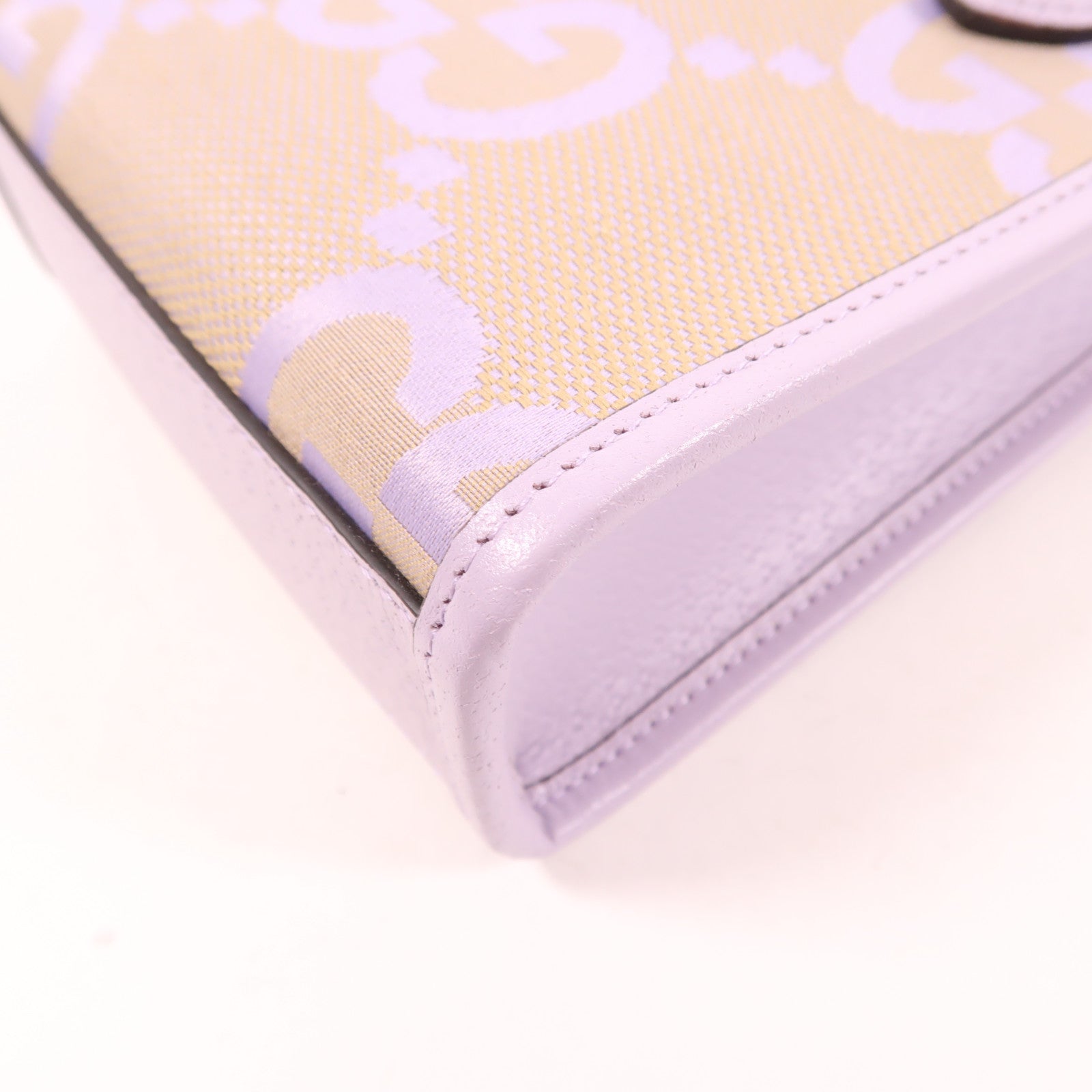 GUCCI 帆布/牛皮皮革Shoulder Bag金扣手挽肩背兩用袋