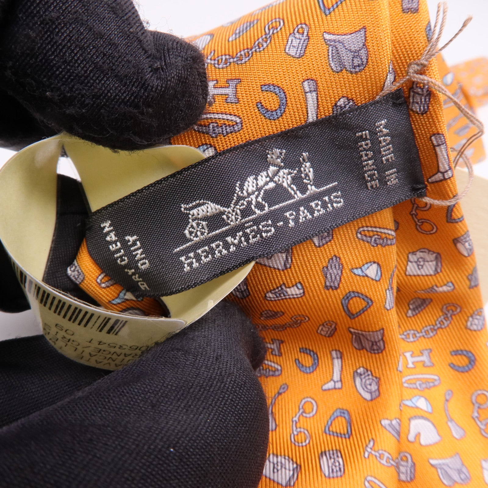 HERMES 絲質Tie領帶