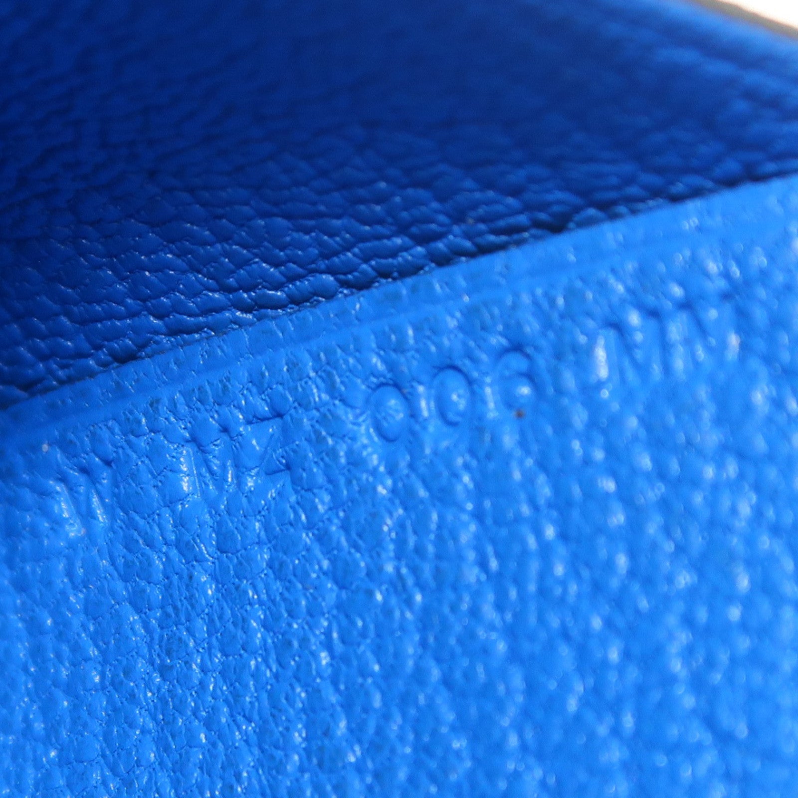 HERMES Chevre皮革Calvi Duo銀扣卡片套Graphite灰色