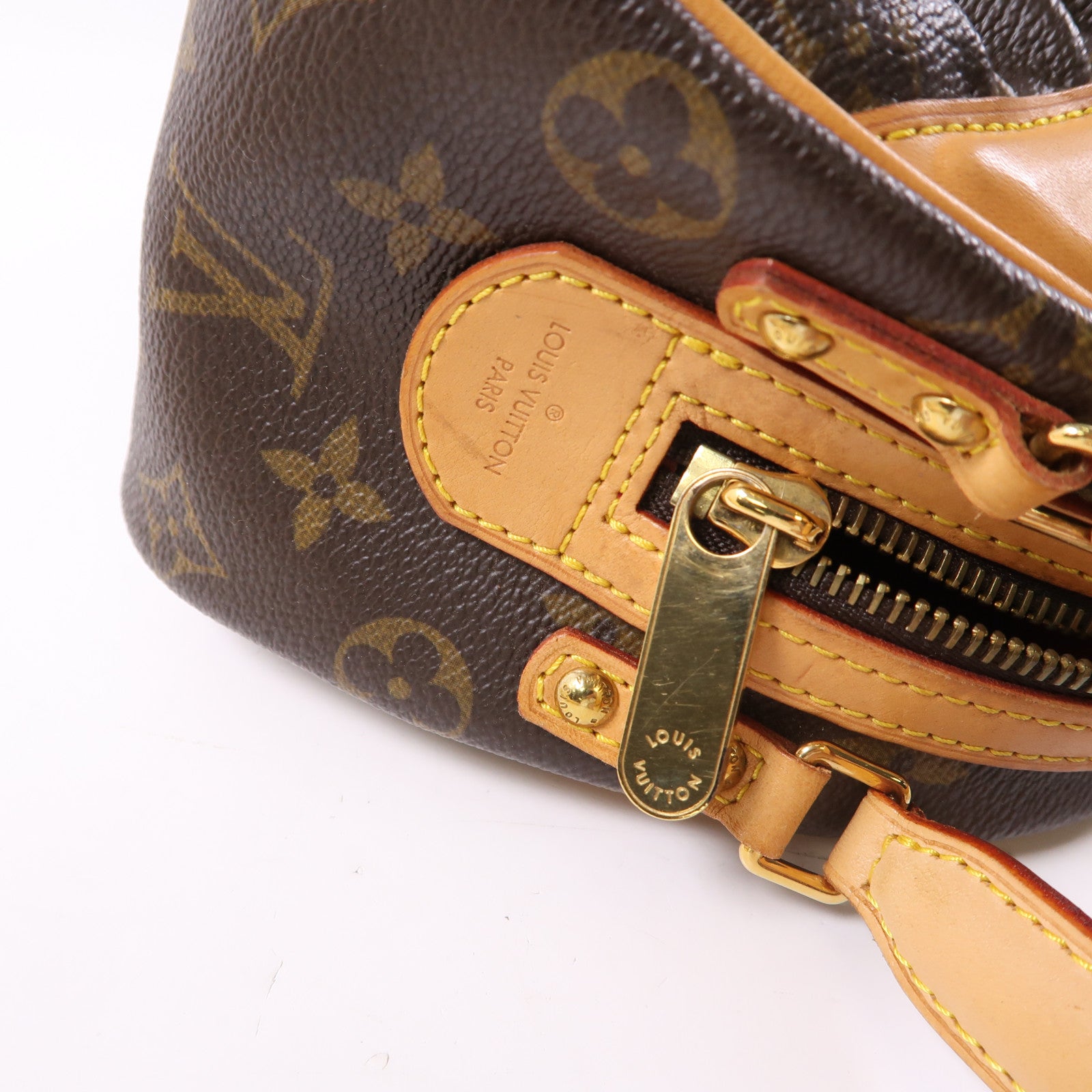 LOUIS VUITTON Monogram Klara金扣肩背袋啡色