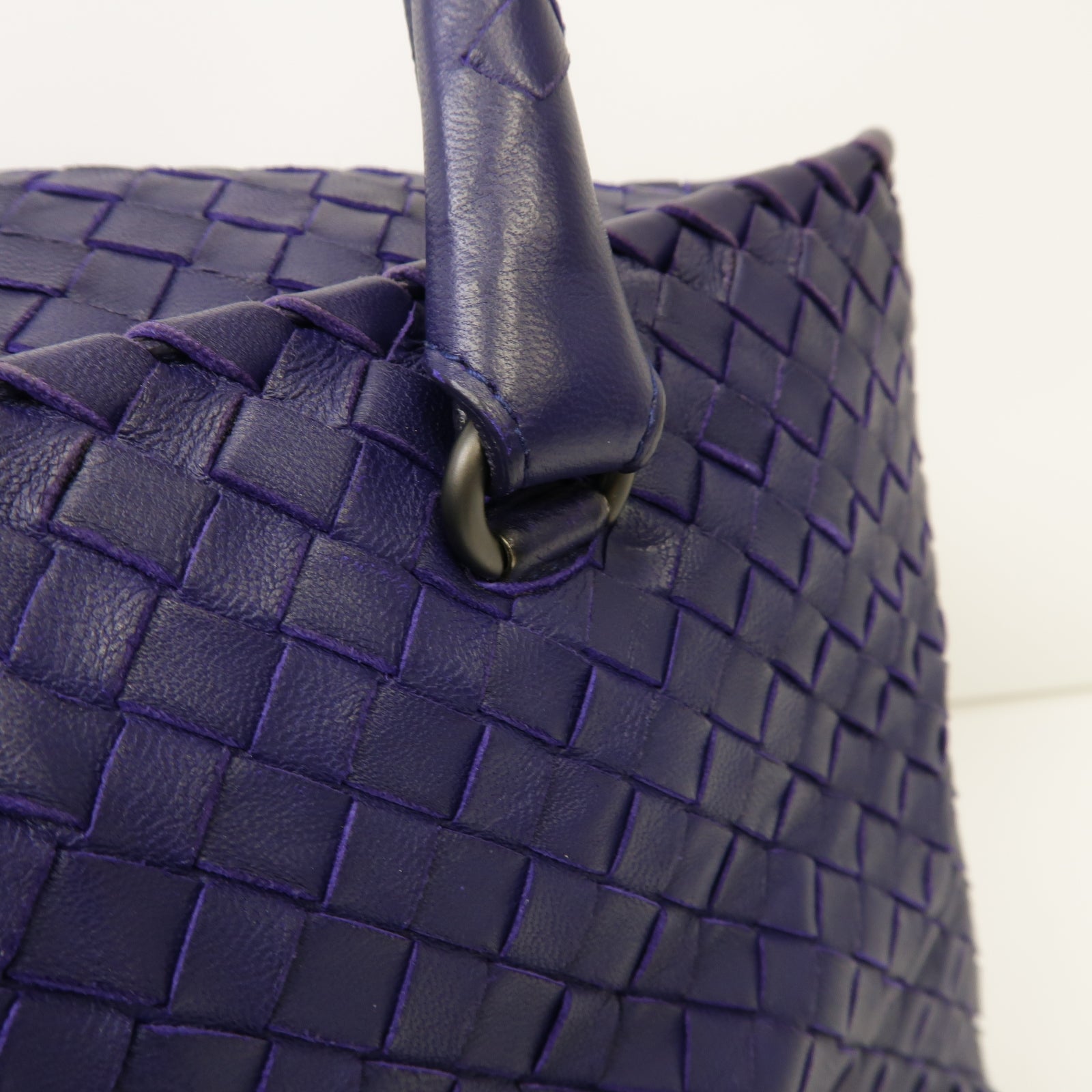 BOTTEGA VENETA 【激減優惠】織紋牛皮皮革Tote Bag金扣手挽袋