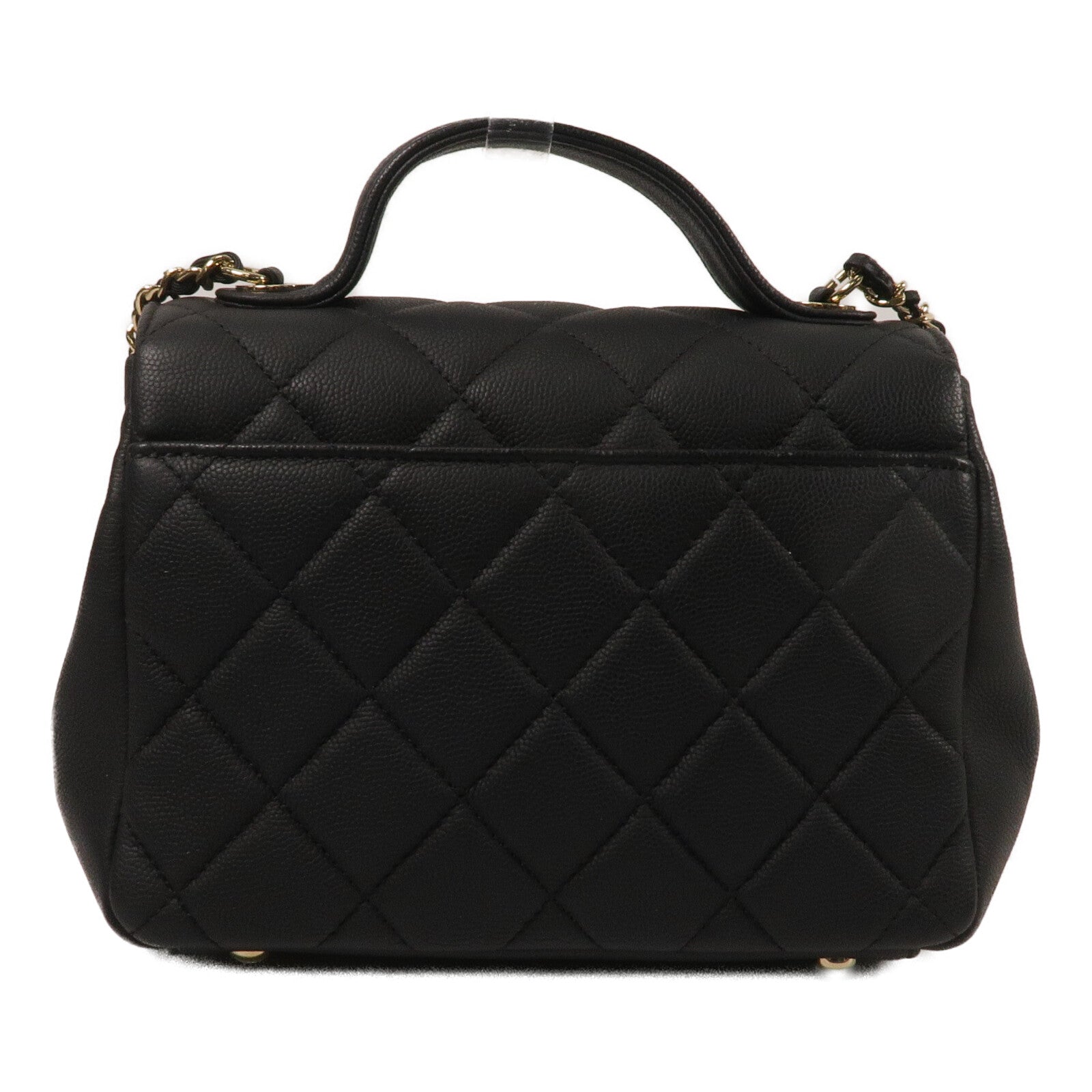 CHANEL 牛皮皮革Business Affinity鏈帶手挽肩背兩用袋