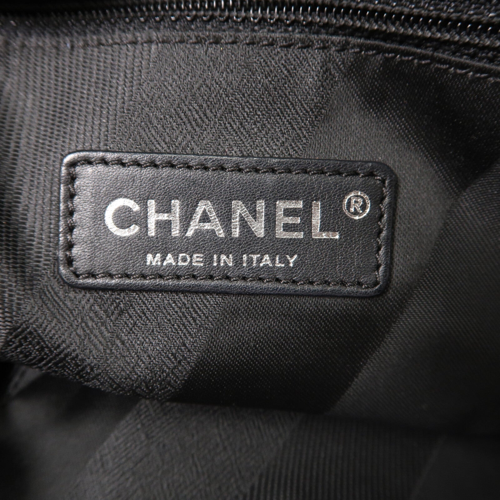 CHANEL Tweed/牛皮皮革Tweed Portobello Shopping鏈帶手挽肩背兩用袋