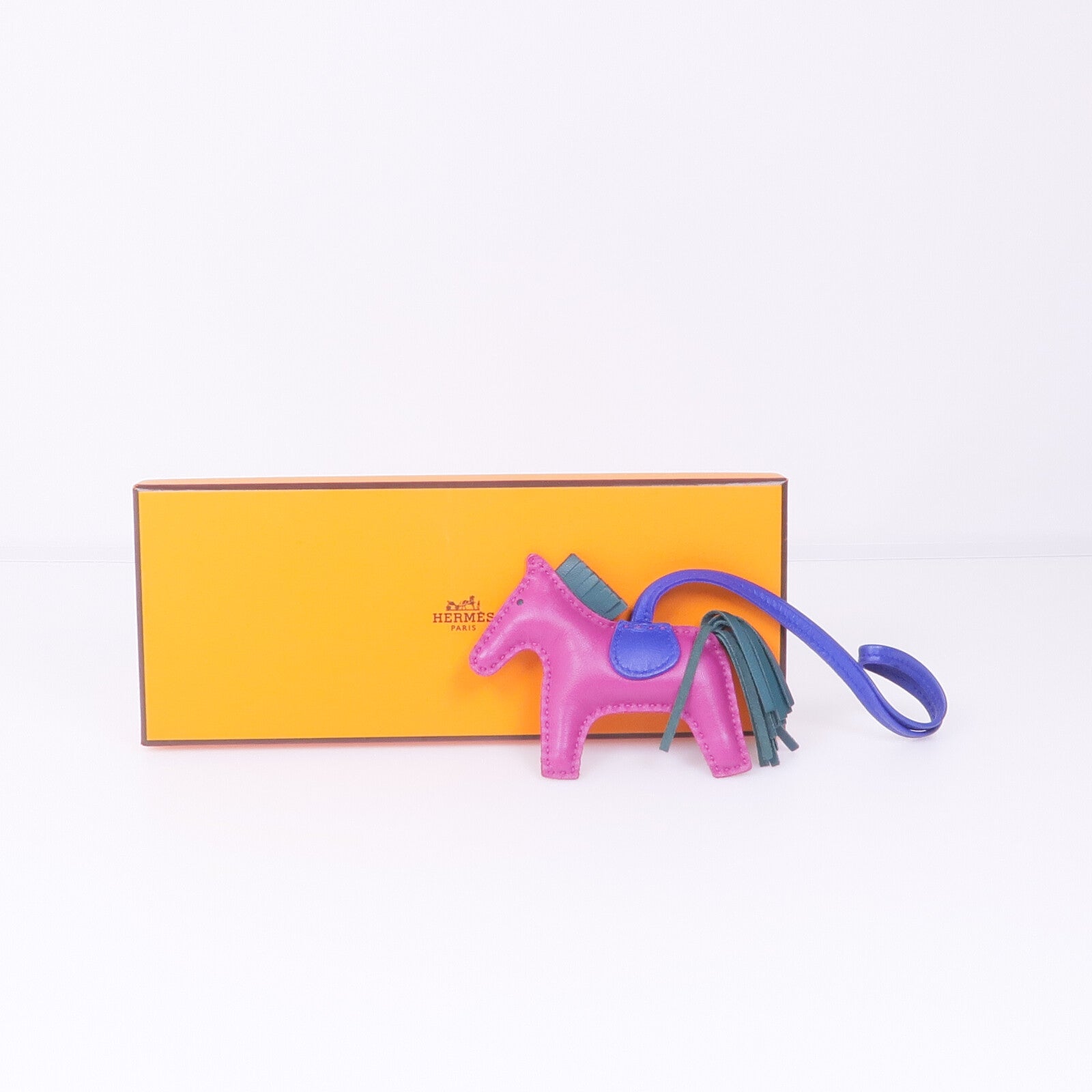 HERMES Milo皮革Rodeo PM Charm掛飾