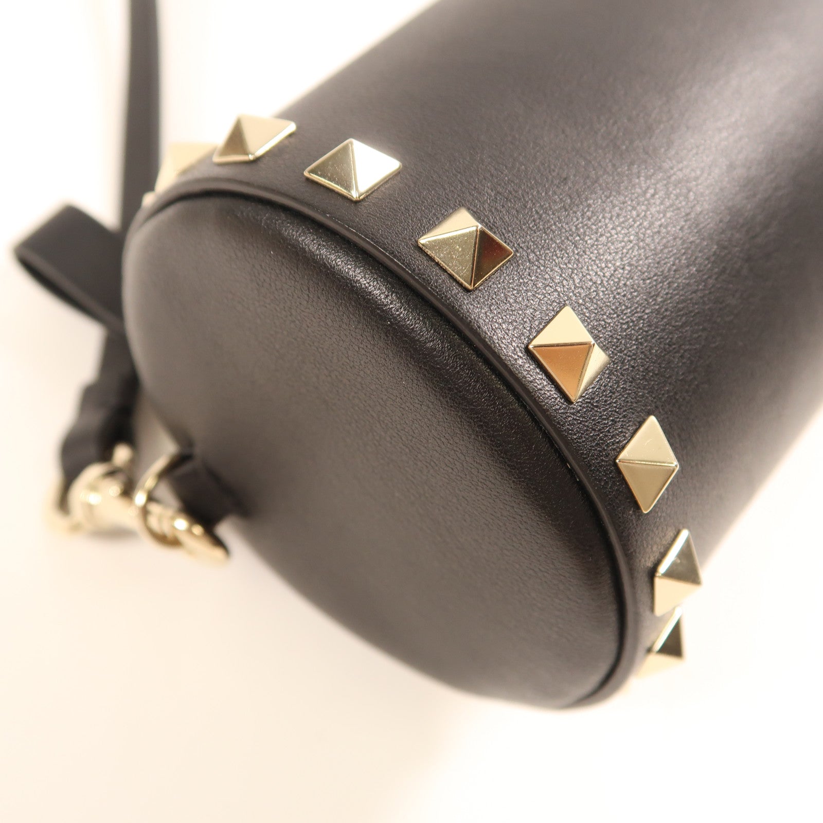 Valentino 牛皮皮革Shoulder Bag金扣肩背袋