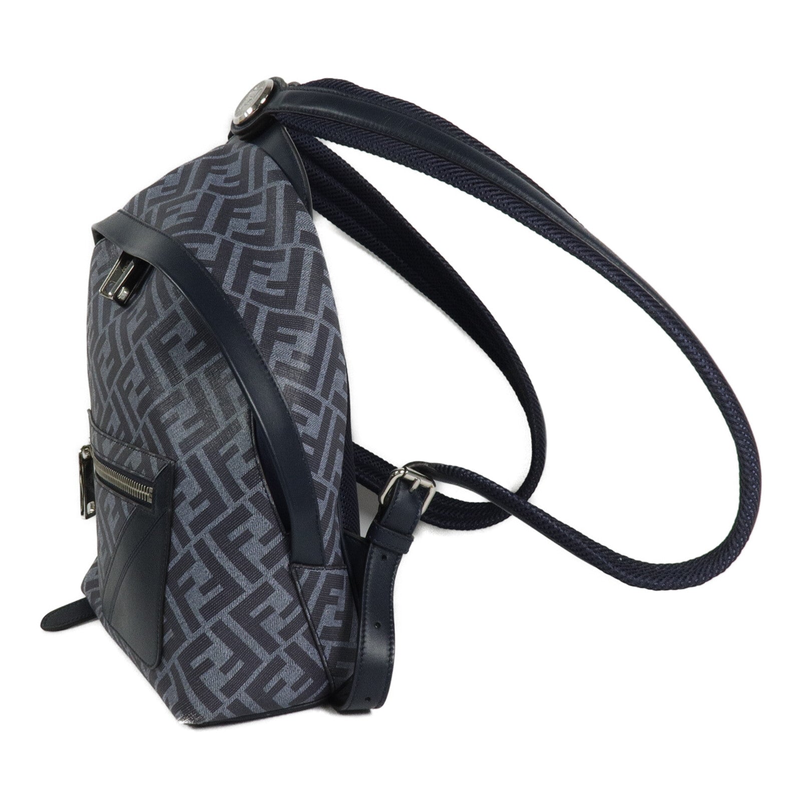 FENDI 塗層帆布Chiodo Backpack背包