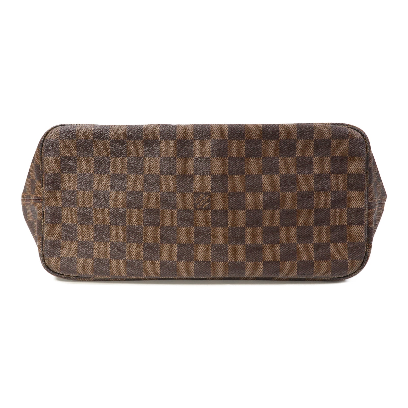 LOUIS VUITTON 【激減優惠】Damier Ebene Neverfull MM金扣肩背袋啡色