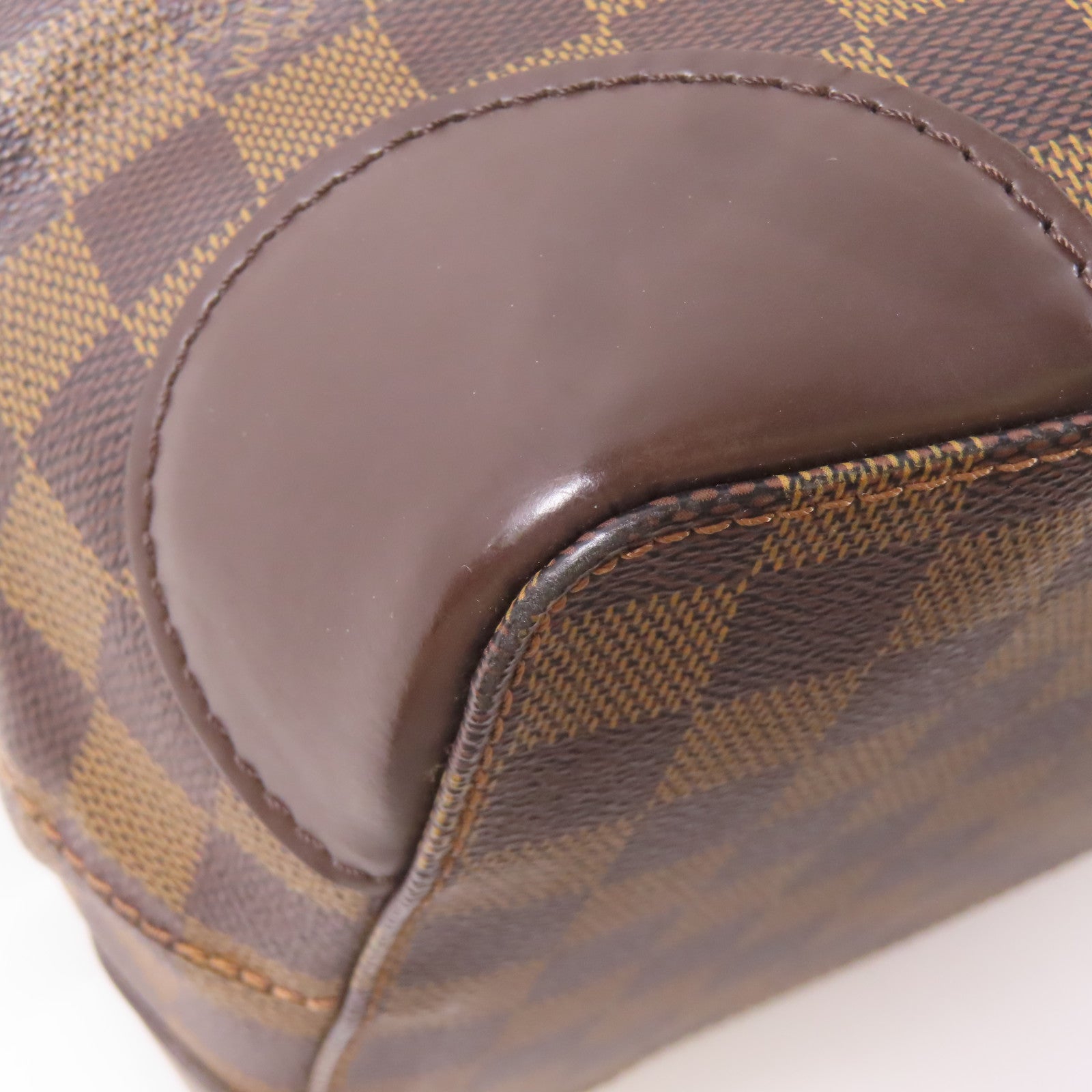 LOUIS VUITTON 【激減優惠】Damier Hampstead MM金扣手挽袋/肩背袋啡色
