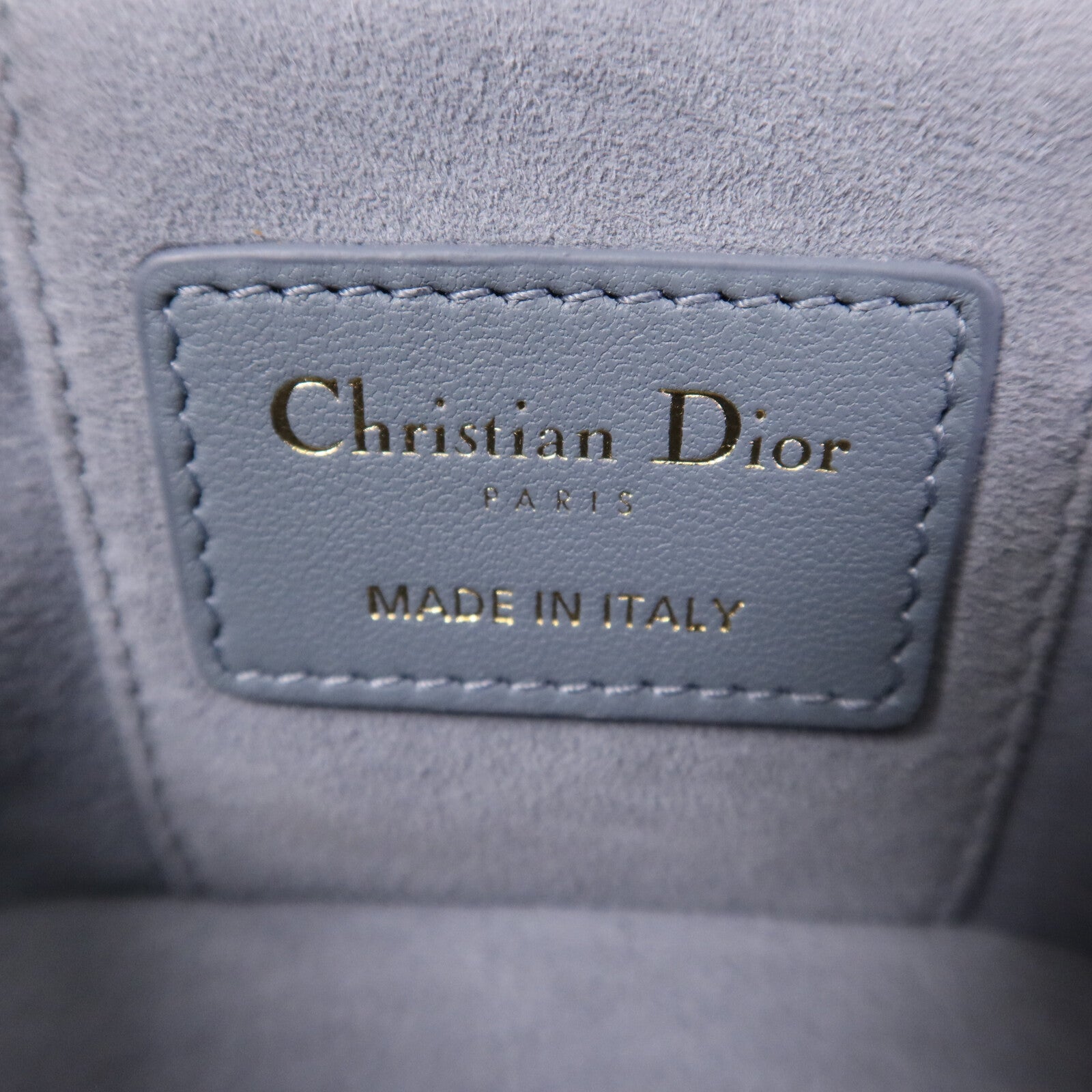 Dior 羊皮皮革Cannage Vanity金扣手挽肩背兩用袋