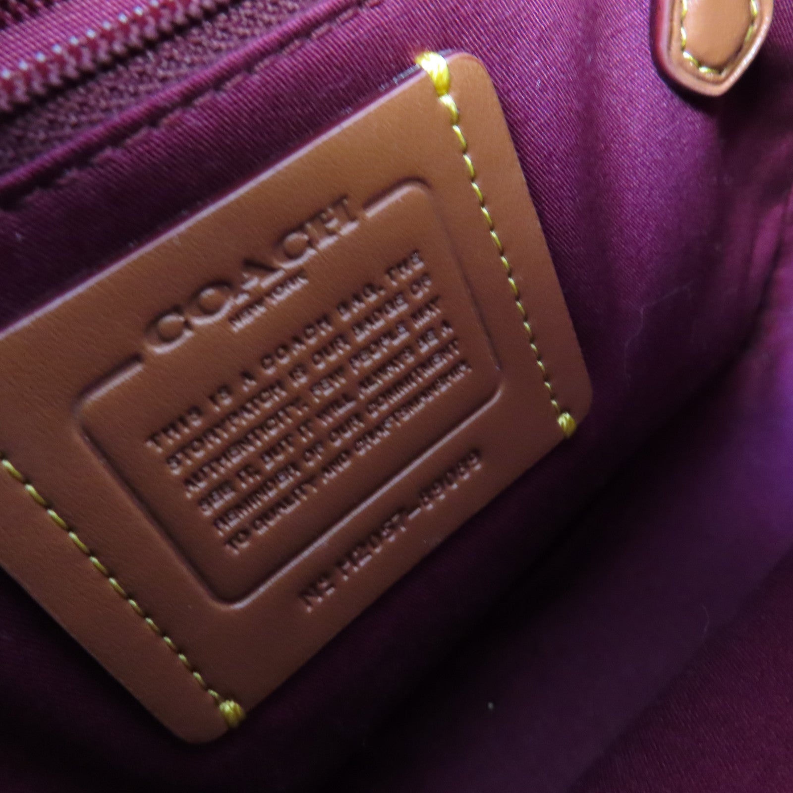 COACH 【激減優惠】塗層帆布/牛皮皮革Marlie Top Handle 2Way Shoulder Bag金扣鏈帶肩背袋啡色