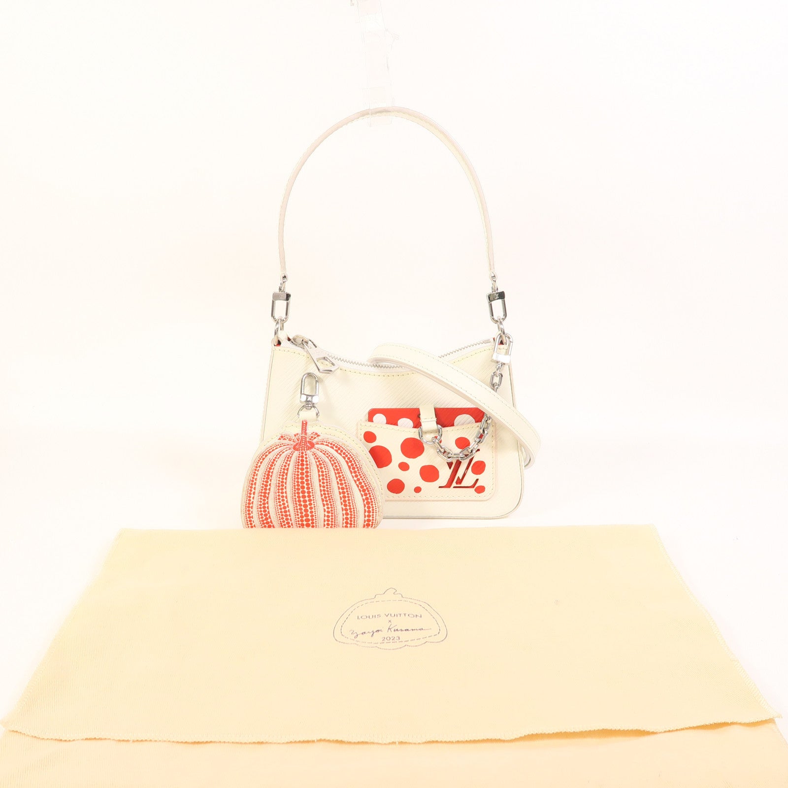 LOUIS VUITTON Epi LVxYK Marellini銀扣手挽肩背兩用袋