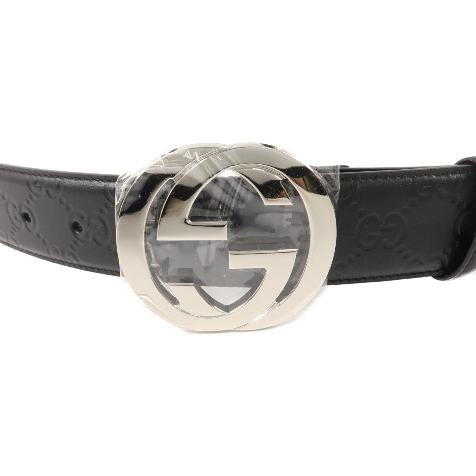 GUCCI 牛皮皮革GG Signature Belt 115cm皮帶