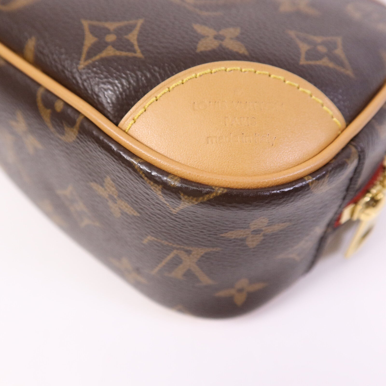 LOUIS VUITTON Monogram Deauville Mini金扣肩背袋