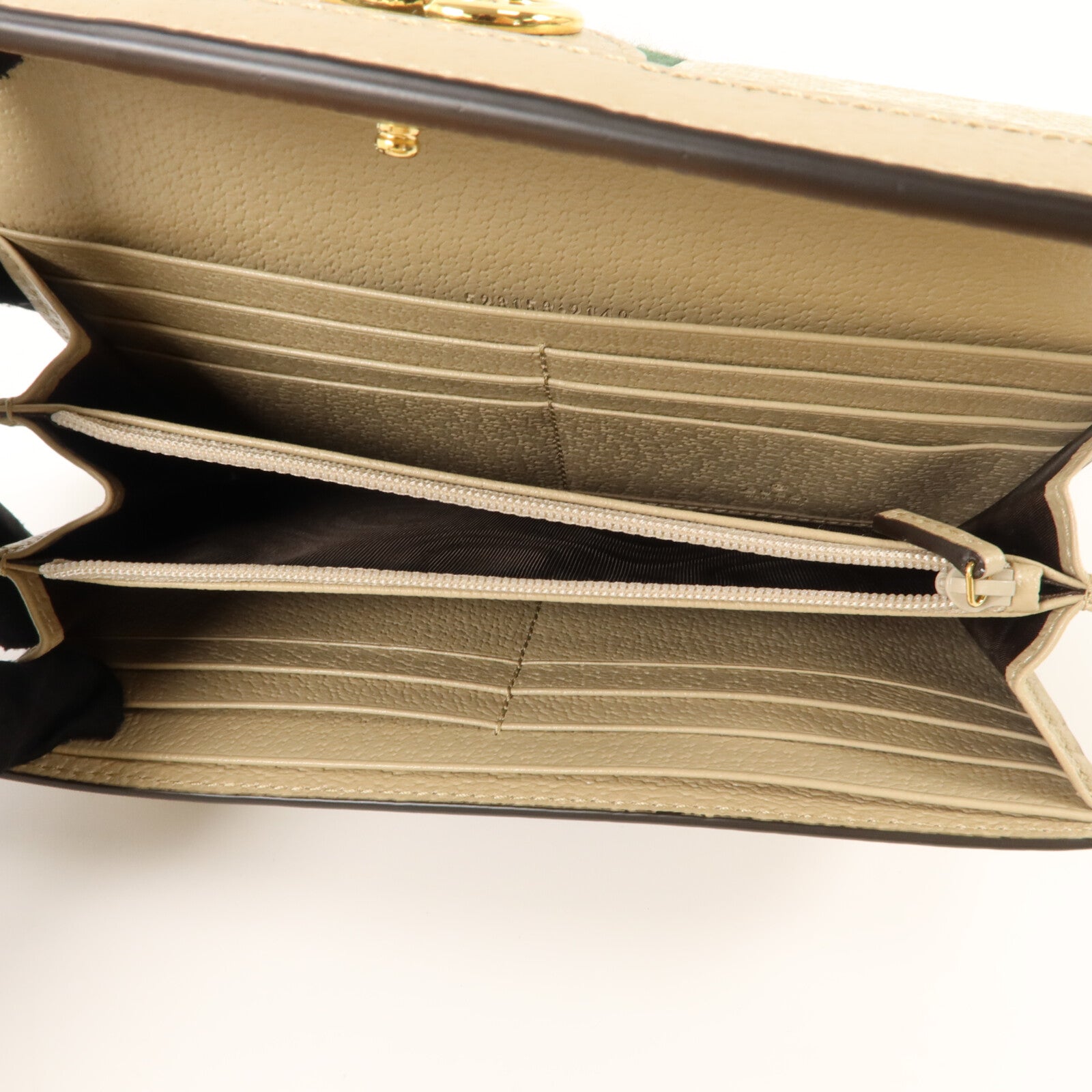 GUCCI 塗層帆布Ophidia GG Supreme Long Wallet長錢包