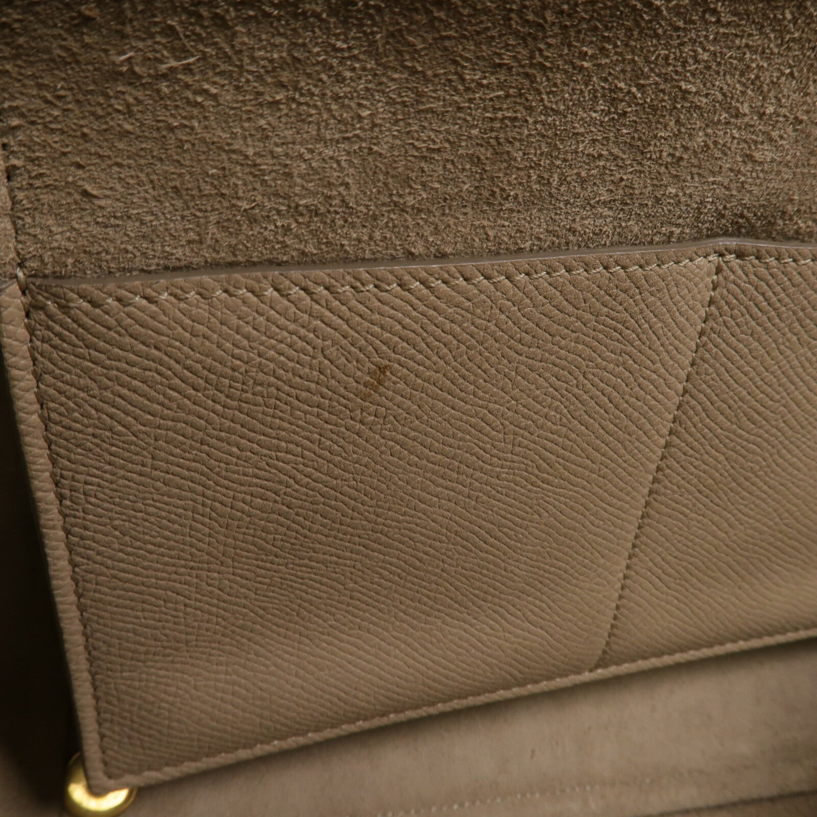CELINE 牛皮皮革Micro Belt Bag手挽袋