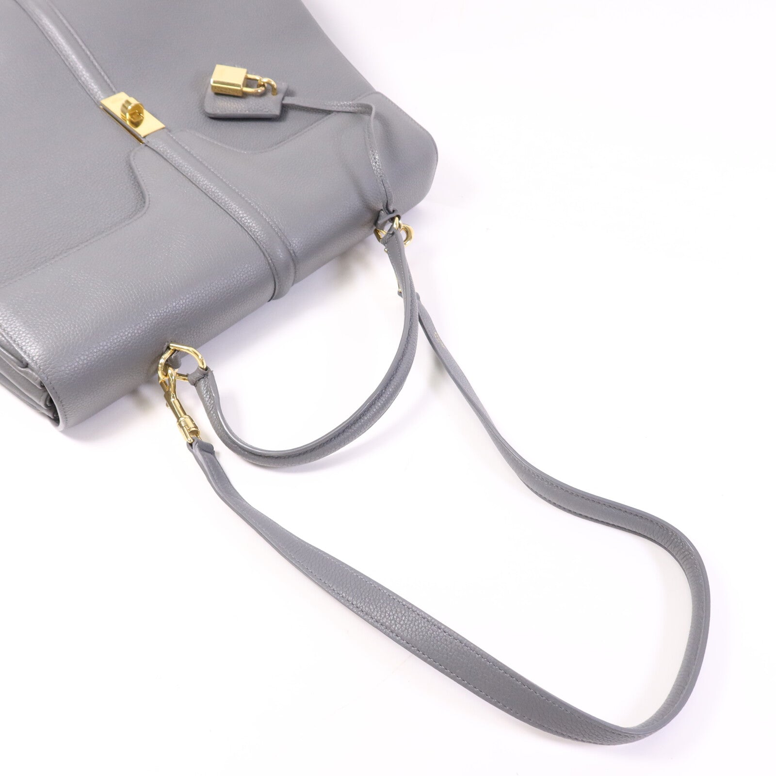 CELINE 牛皮皮革Large 16 Bag金扣手挽肩背兩用袋