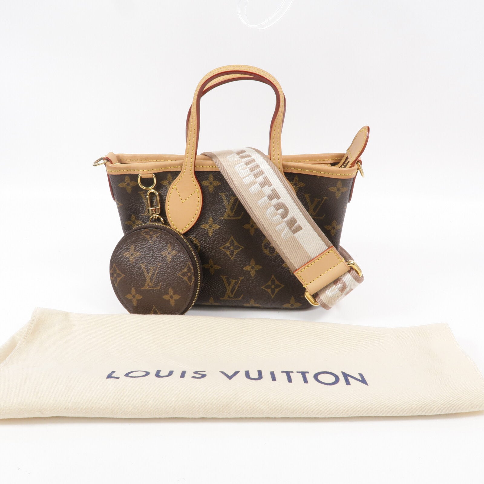 LOUIS VUITTON Monogram Neverfull BB手挽肩背兩用袋