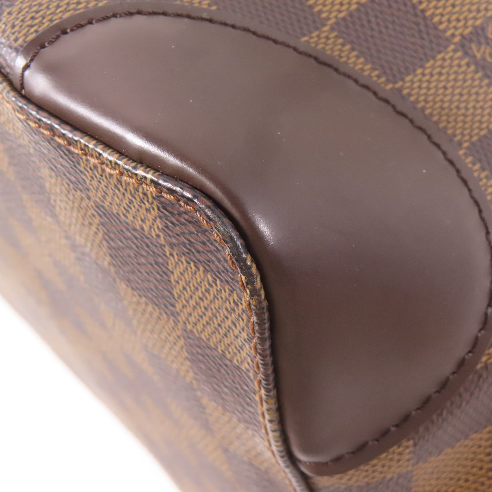 LOUIS VUITTON 【激減優惠】Damier Hampstead MM金扣手挽袋/肩背袋啡色
