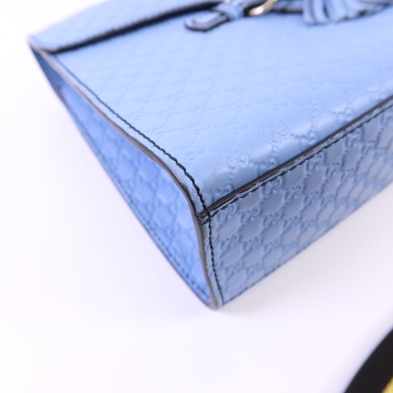 GUCCI 牛皮皮革Chain Shoulder金扣肩背袋