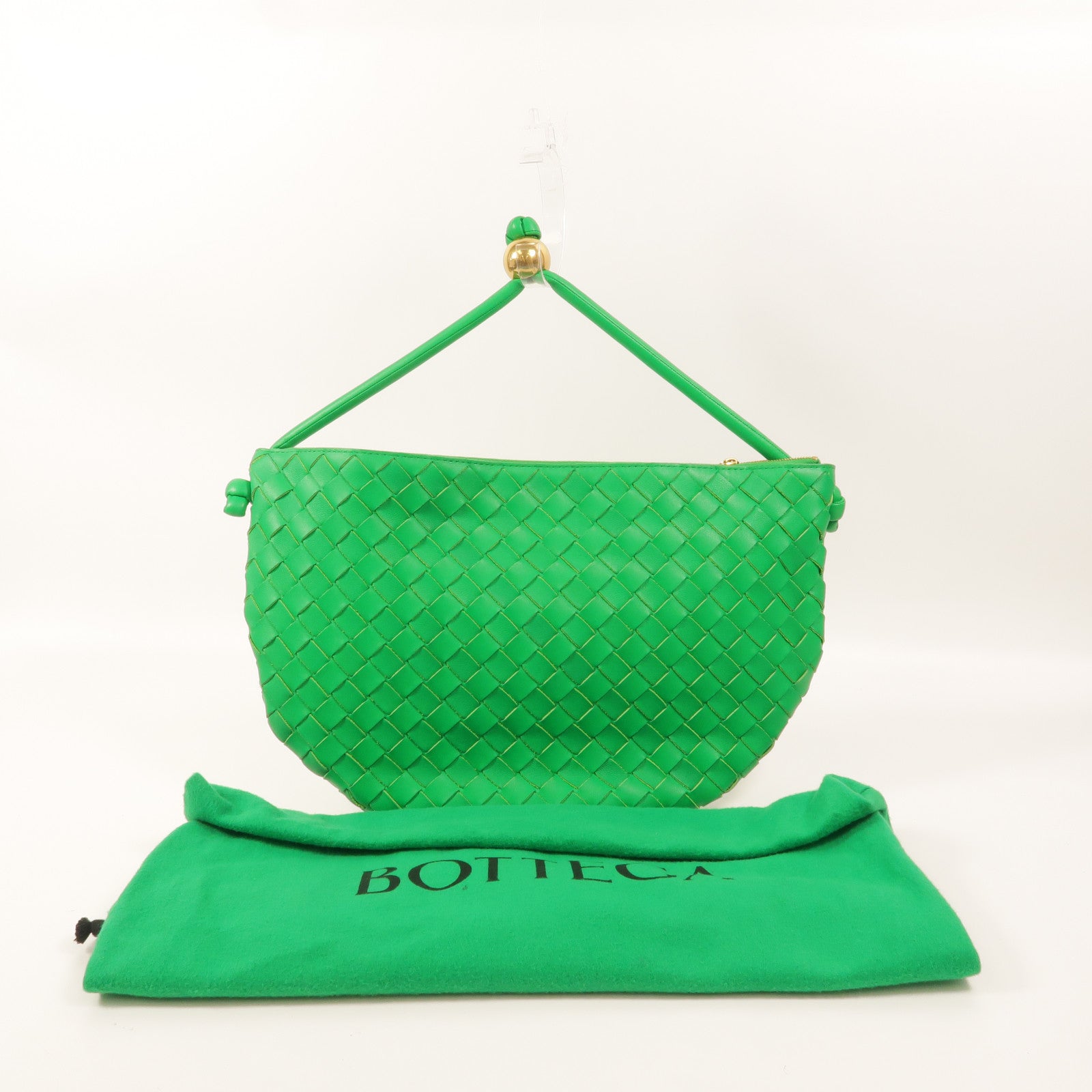 BOTTEGA VENETA 羊皮皮革Intrecciato Medium Turn Pouch肩背袋