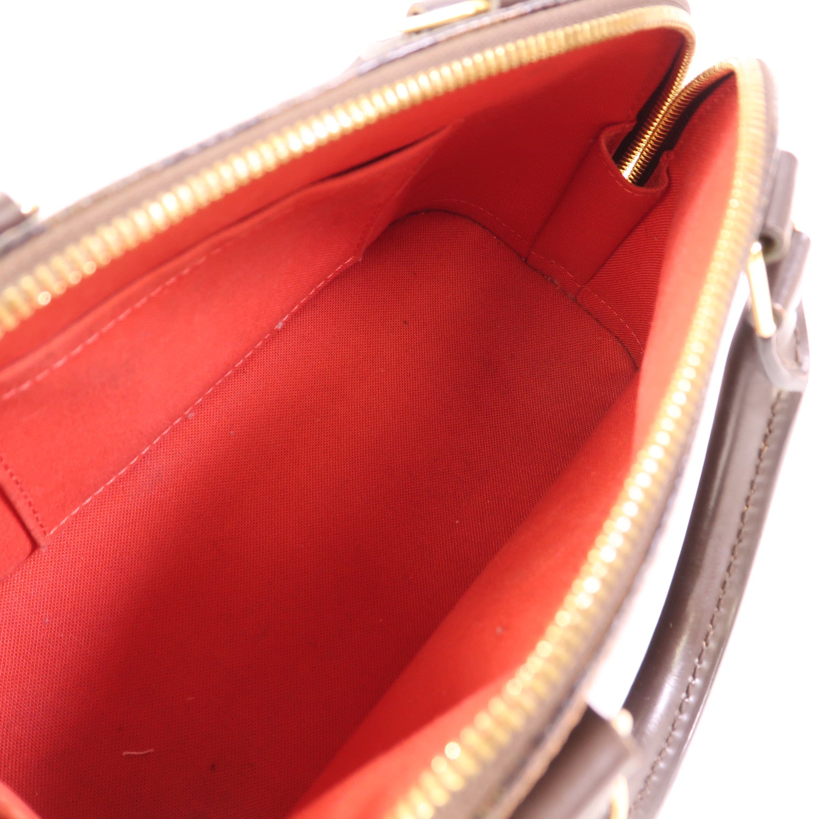 LOUIS VUITTON Damier Alma BB金扣手挽肩背兩用袋