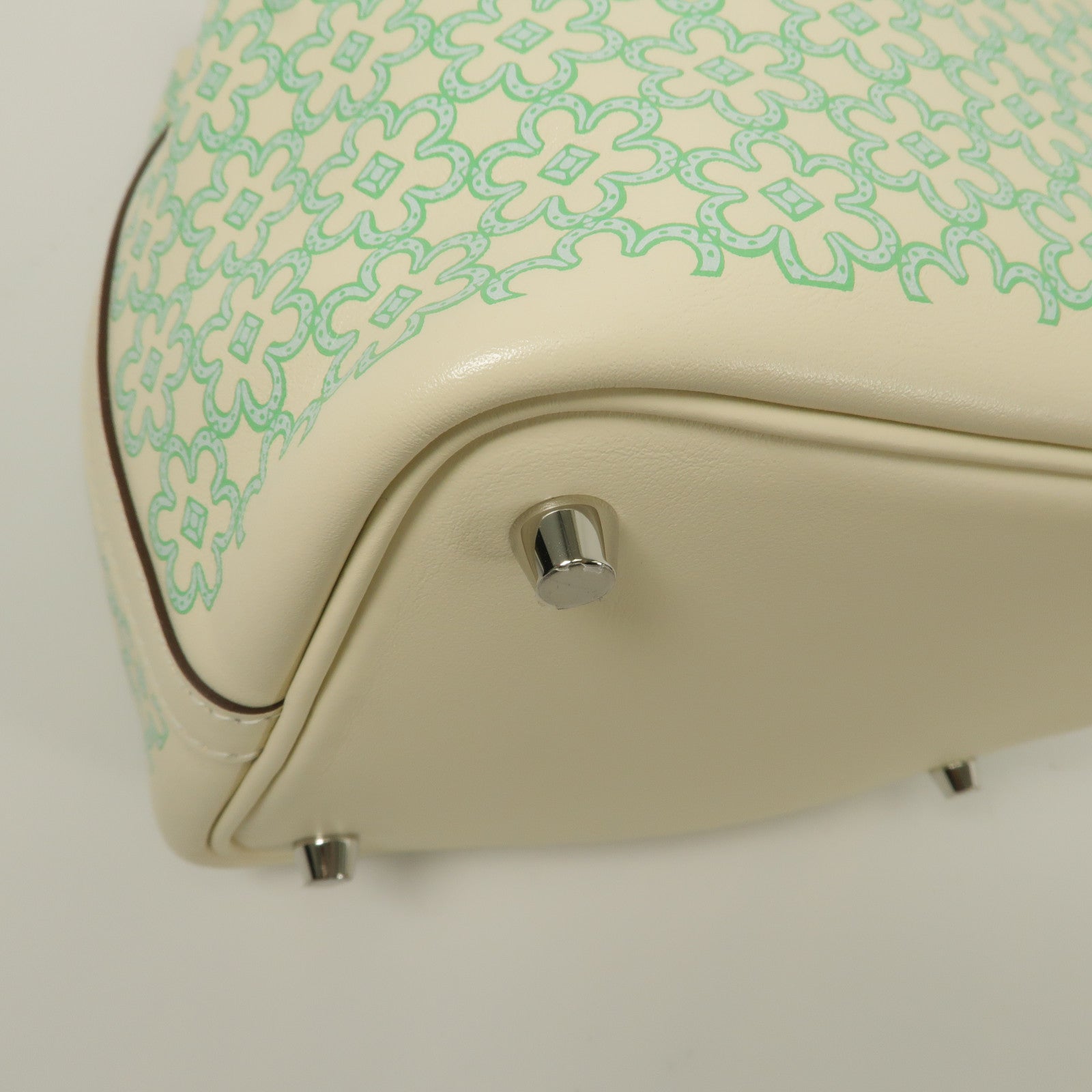 HERMES Swift皮革Picotin PM手挽袋Nata/Vert