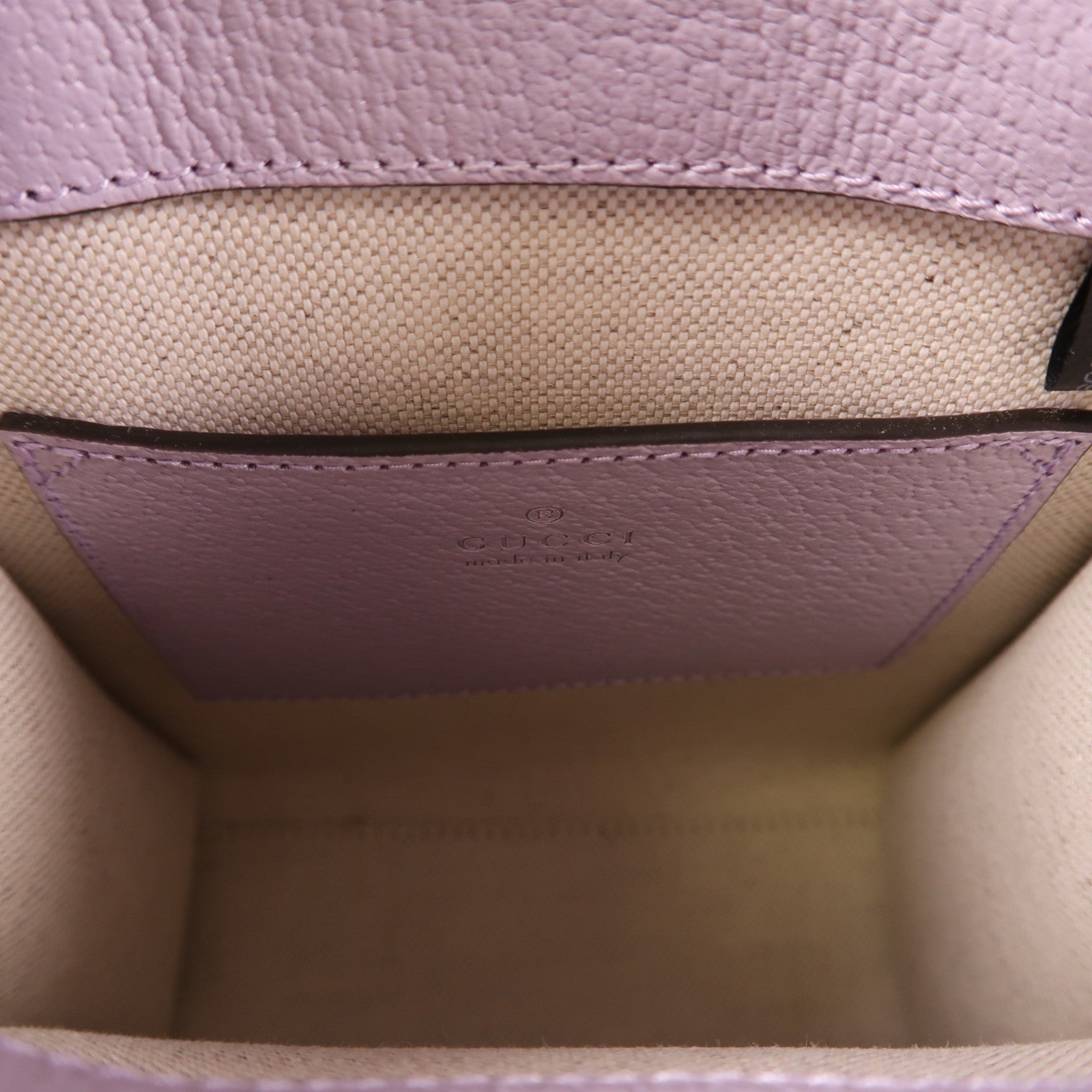 GUCCI 帆布/牛皮皮革Shoulder Bag金扣手挽肩背兩用袋