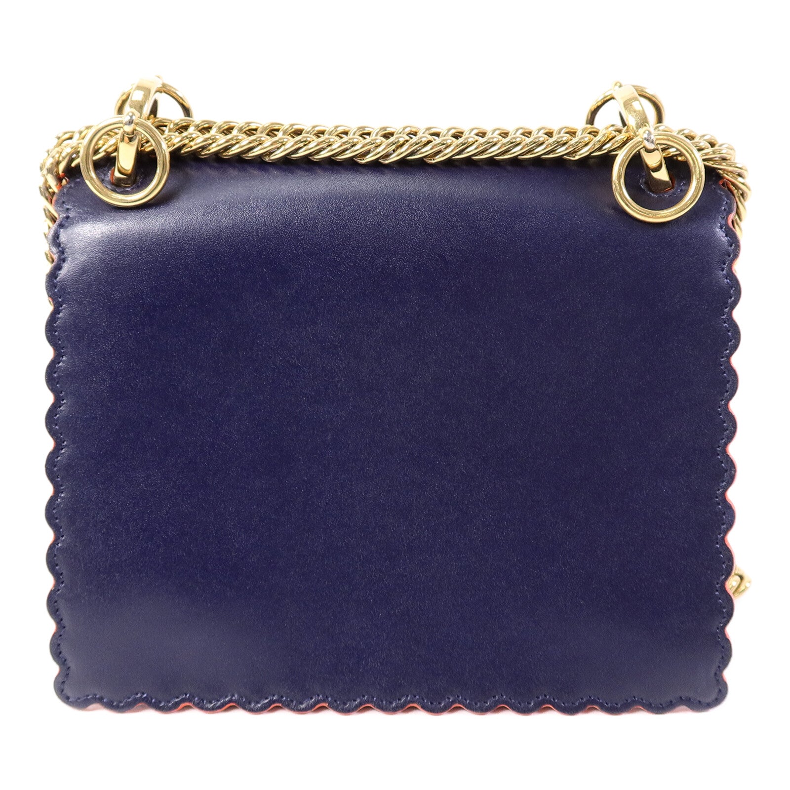 FENDI 牛皮皮革Kan I Small鏈帶肩背袋
