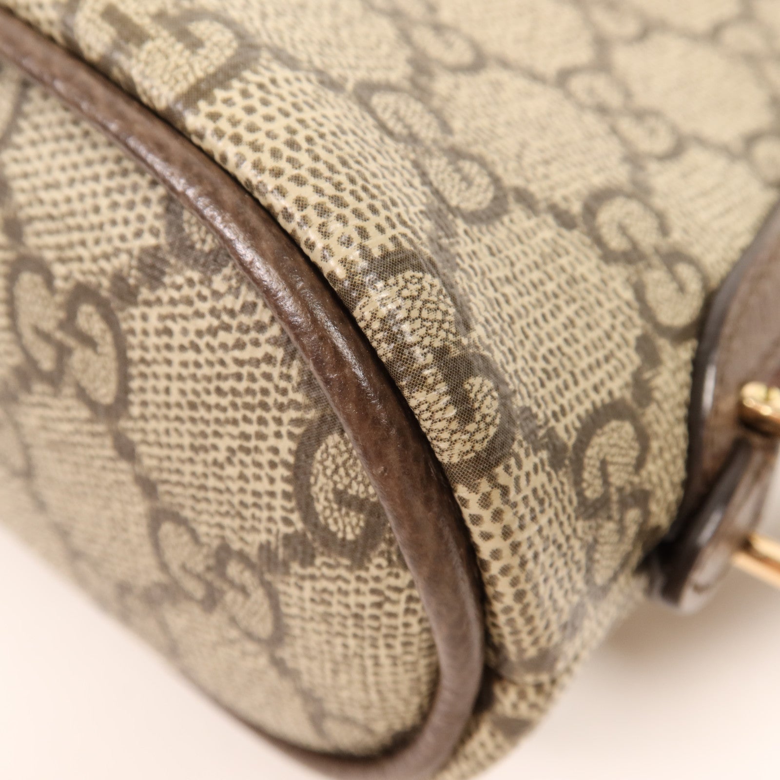 GUCCI 塗層帆布Ophidia GG金扣肩背袋