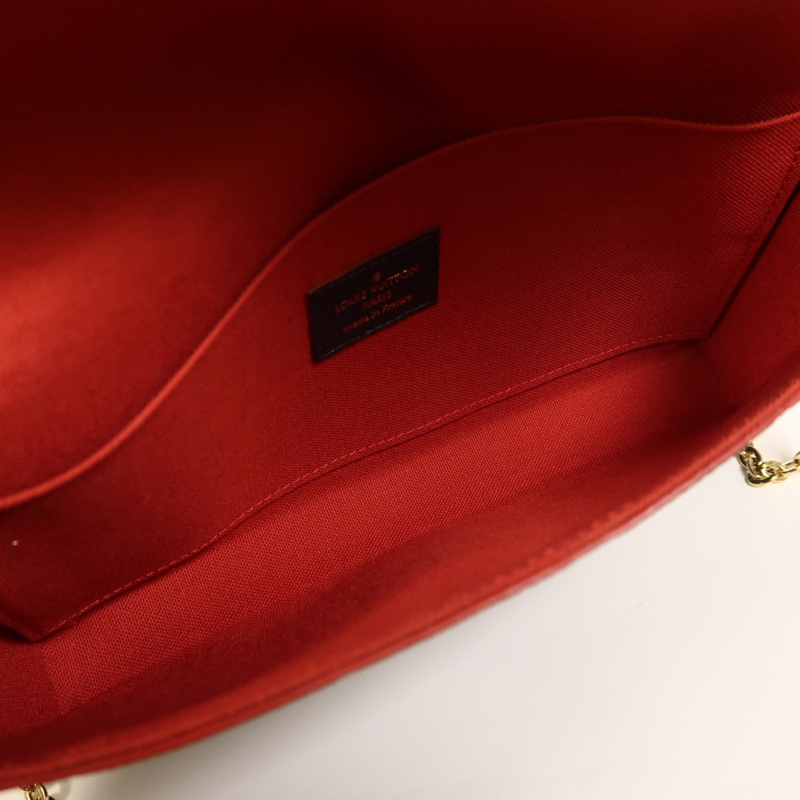 LOUIS VUITTON Monogram Empreinte Pochette Felicie金扣鏈帶肩背袋