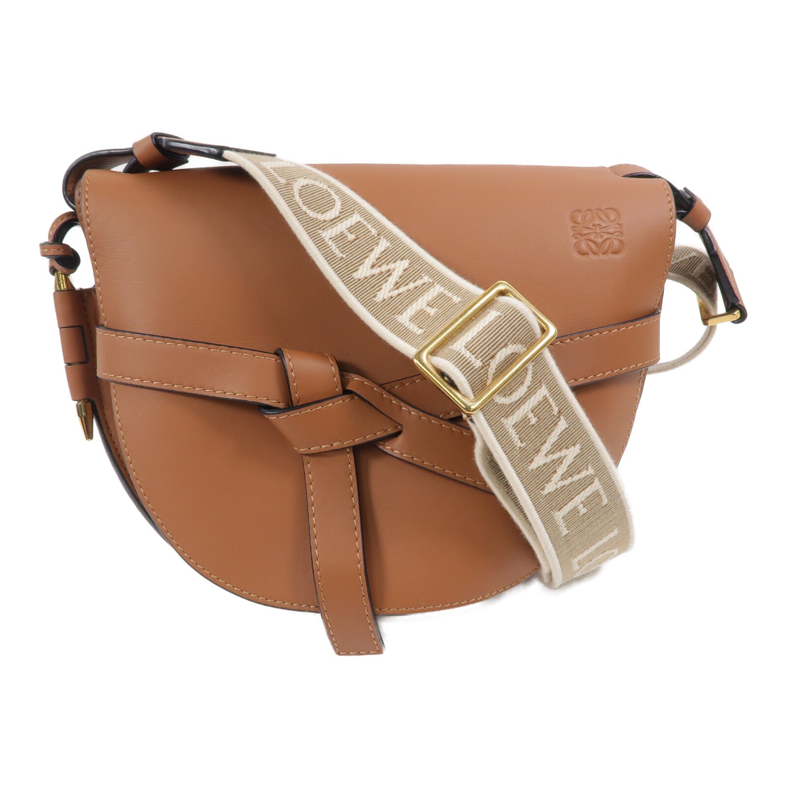 LOEWE 牛皮皮革Gate Small肩背袋