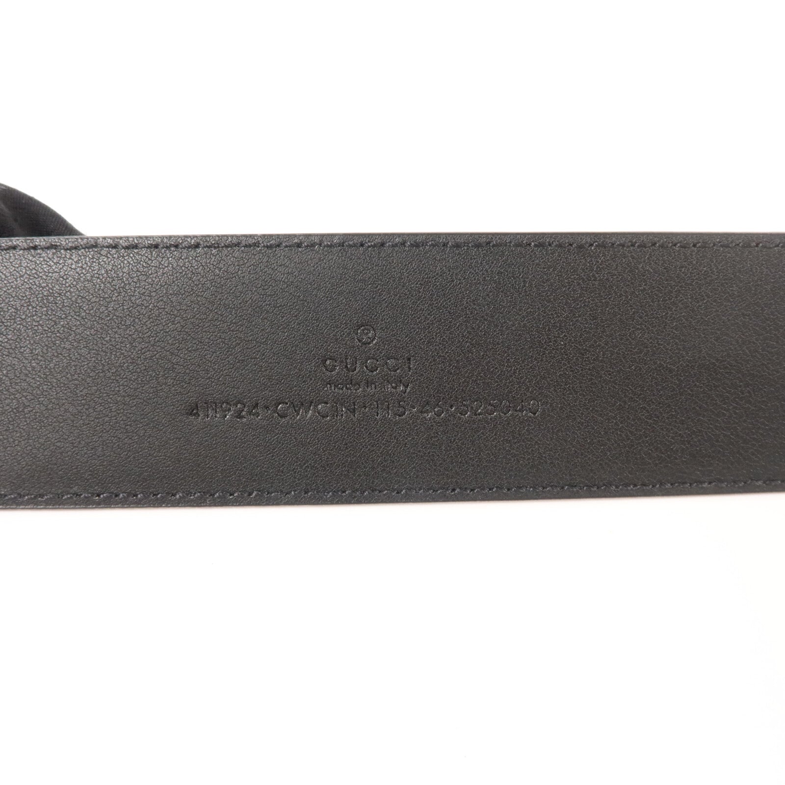 GUCCI 牛皮皮革GG Signature Belt 115cm皮帶