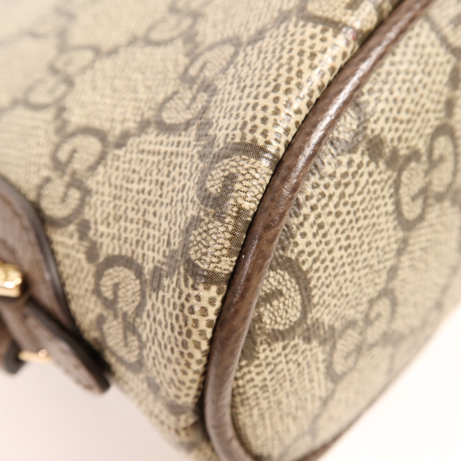 GUCCI 塗層帆布Ophidia GG金扣肩背袋