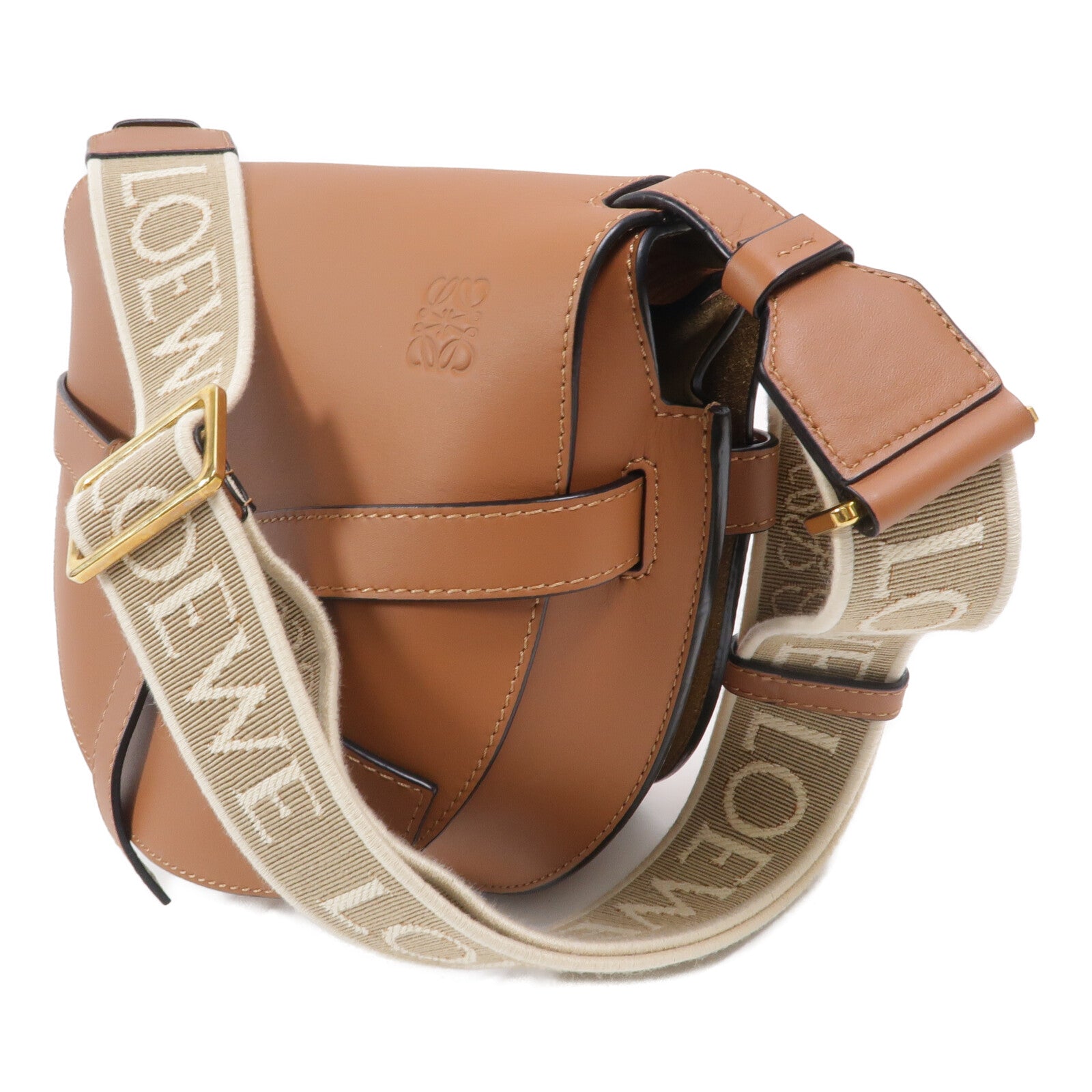 LOEWE 牛皮皮革Gate Small肩背袋